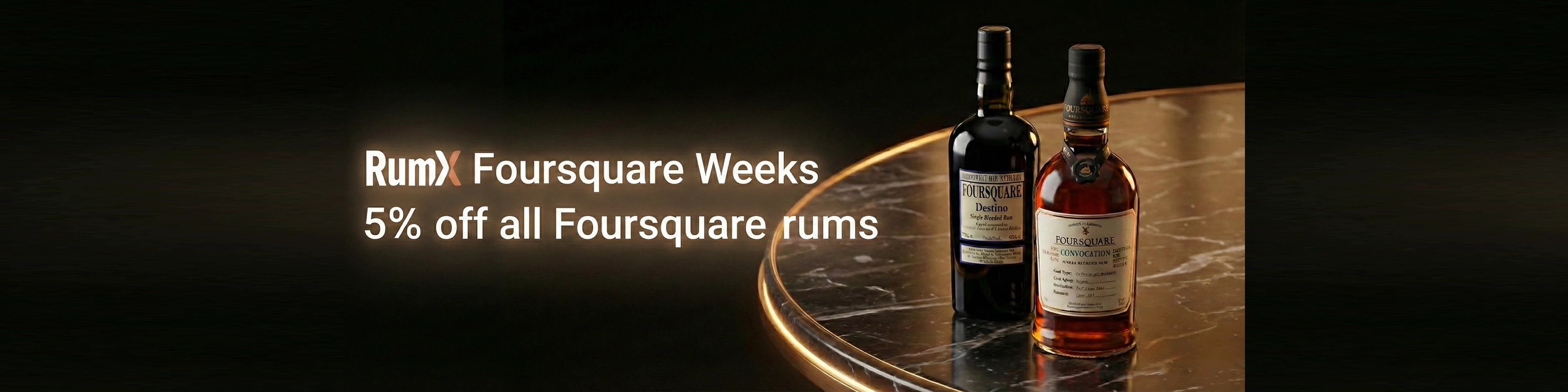 RumX Foursquare Weeks - 5% off all Foursquare rums
