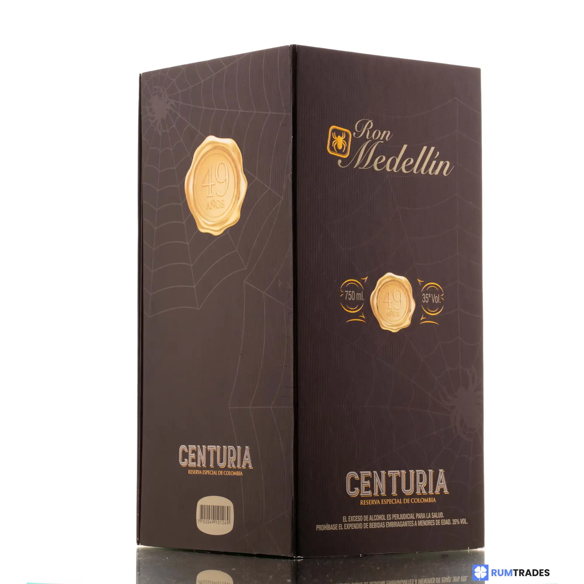 High resolution image of Licores de Antioquia Ron Medellin Centuria 1970