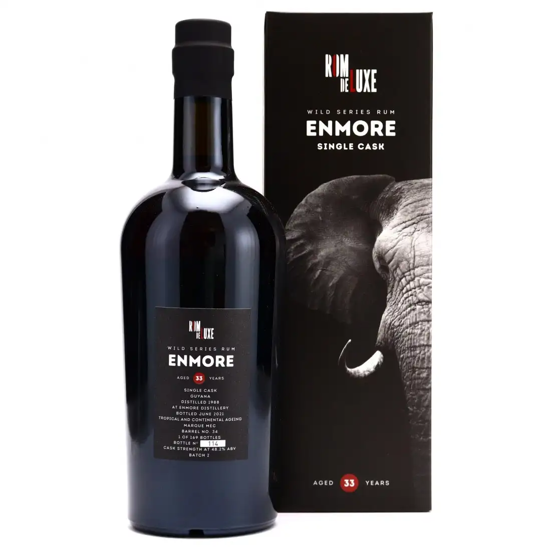 Hochauflösendes Bild von Romdeluxe DDL Wild Series Rum Enmore No. 15 MEC 1988