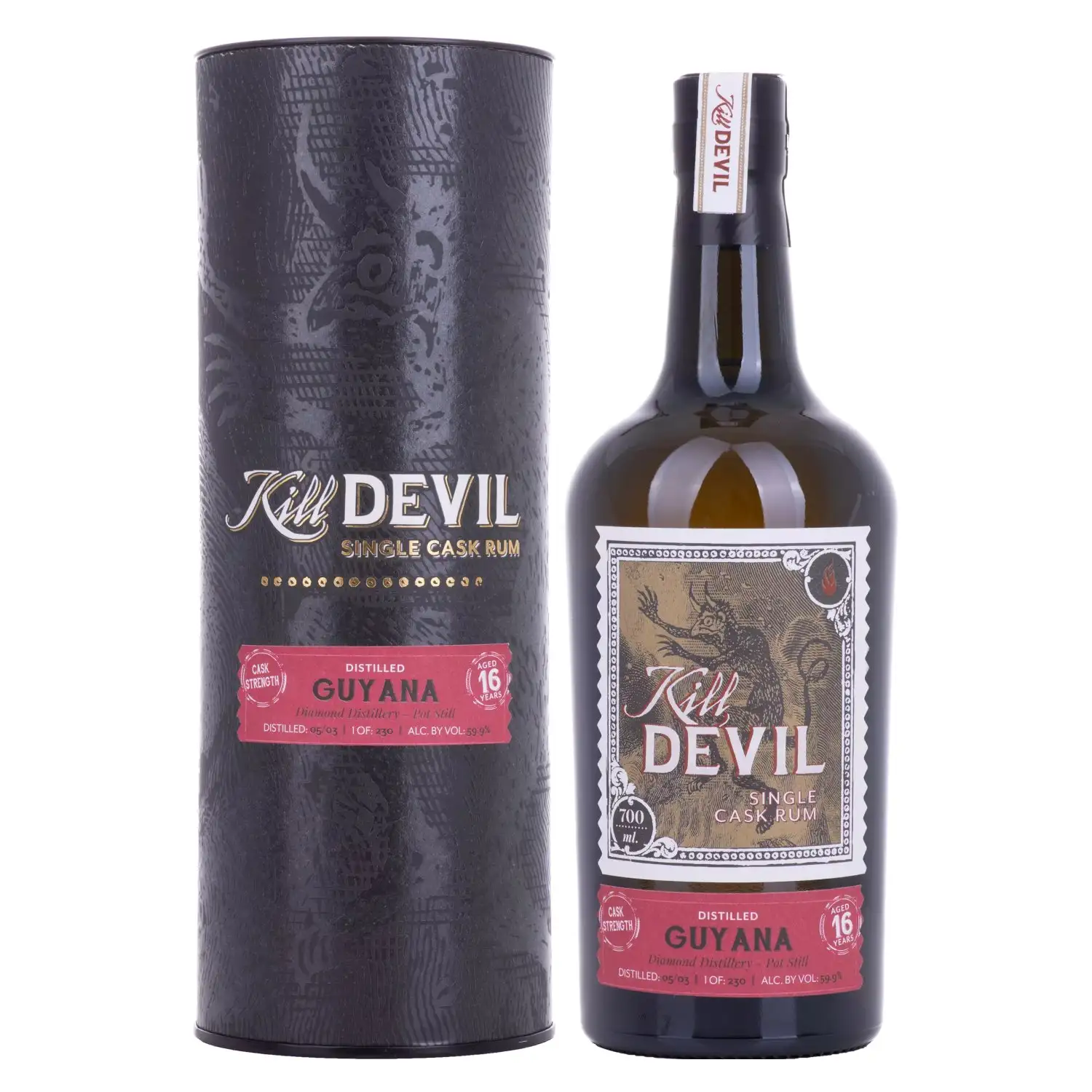 Bottle of Diamond Kill Devil Guyana 2003