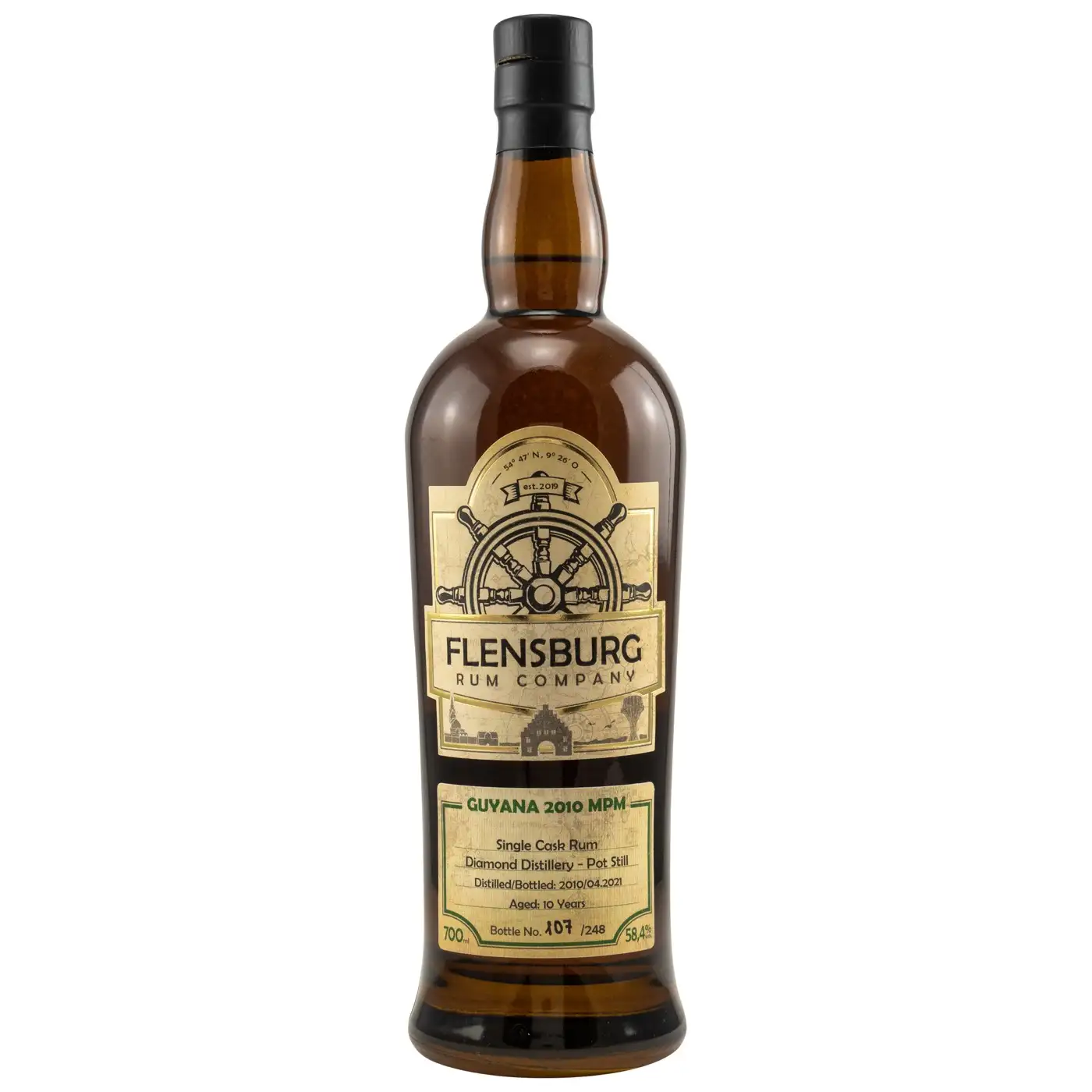 Hochauflösendes Bild von Diamond Flensburg Rum Company Guyana MPM 2010