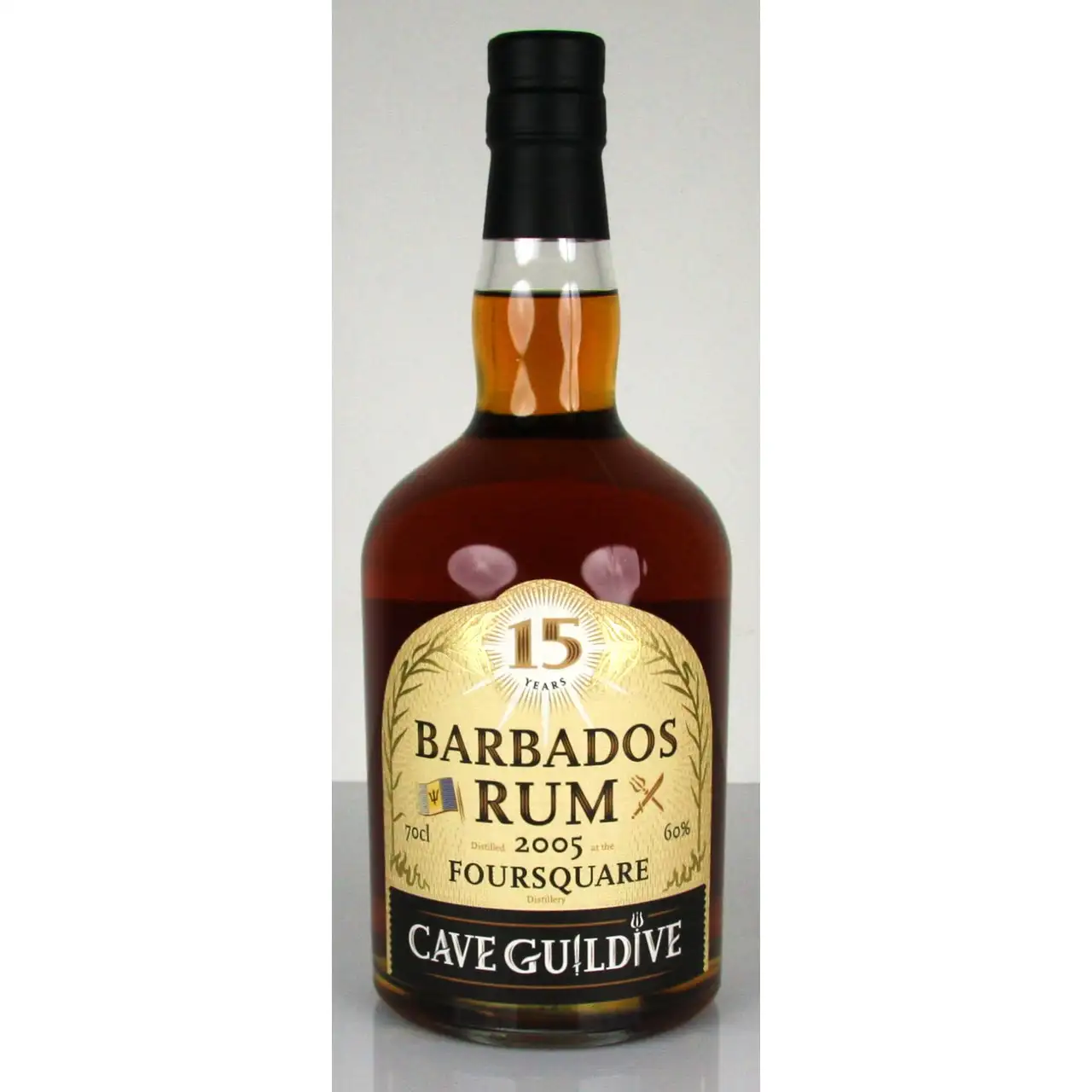 Bottle of Cave Guildive Foursquare Barbados Rum 2005