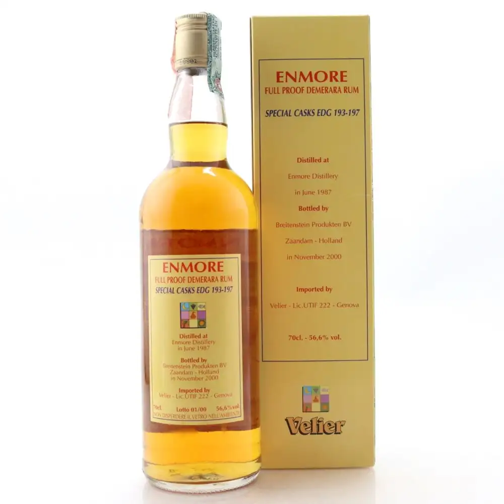 Hochauflösendes Bild von Velier Enmore Demerara Rum 1987