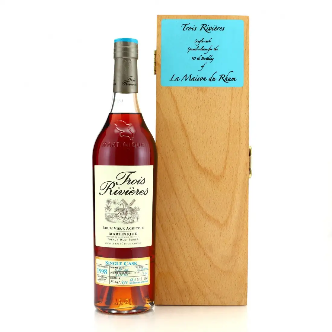 Bottle of Trois Rivières Single Cask (Maison du Rhum) 1998