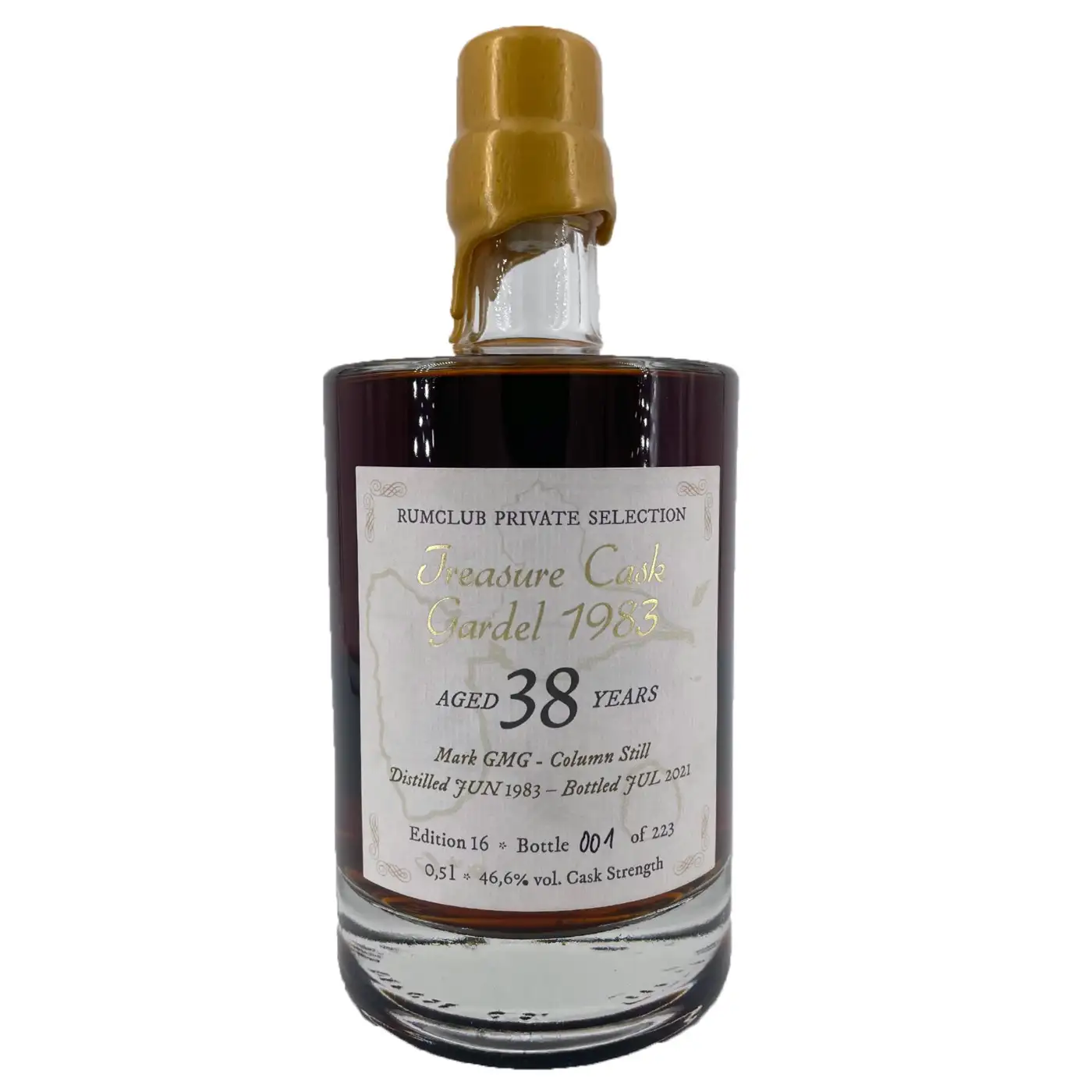 Bottle of Gardel Rumclub Private Selection Ed. 16 Treasure Cask GMG 1983