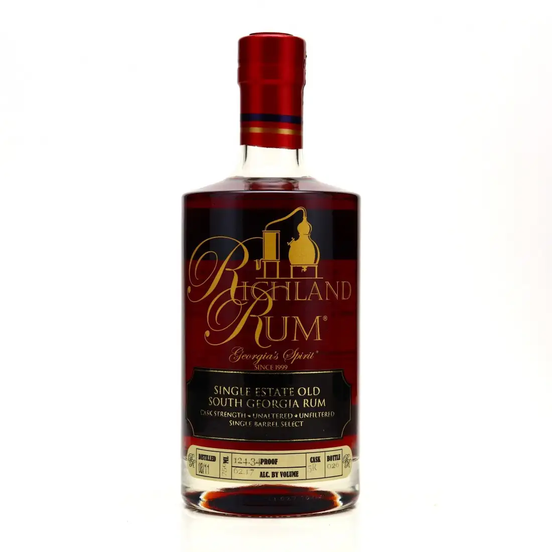 Bottle of Richland Rum Single Estate Old South Georgia Rum (Romhatten Cask #2) 2011