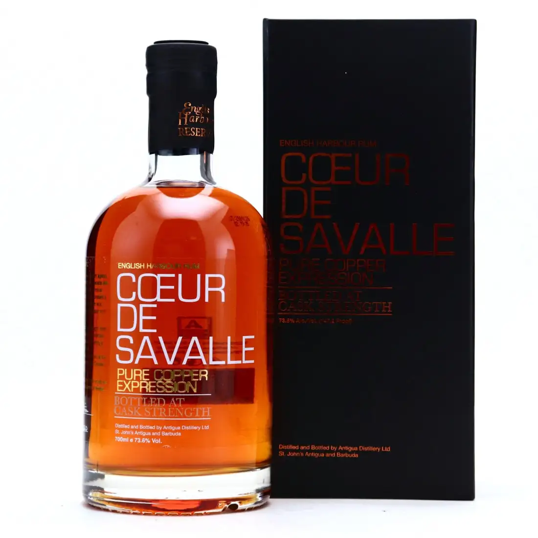 Bottle of The Antigua Distillery English Harbour Coeur de Savalle