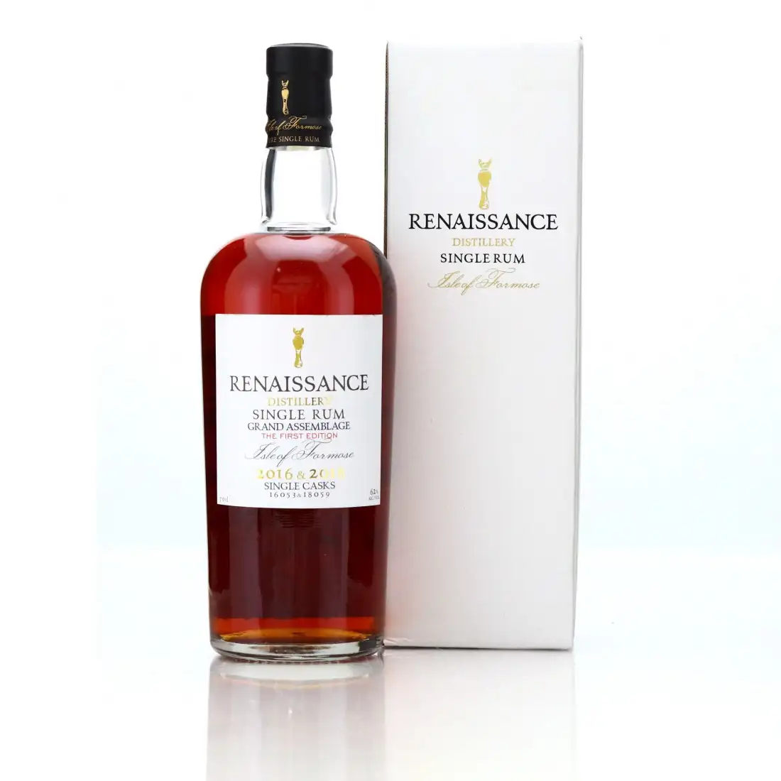 Bottle of Renaissance Single Rum 2016 & 2018