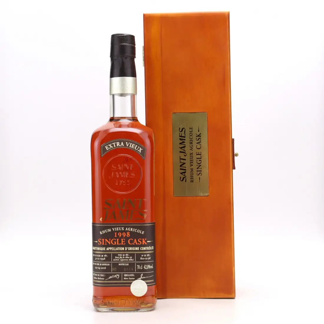 Hochauflösendes Bild von Saint James Single Cask 1998