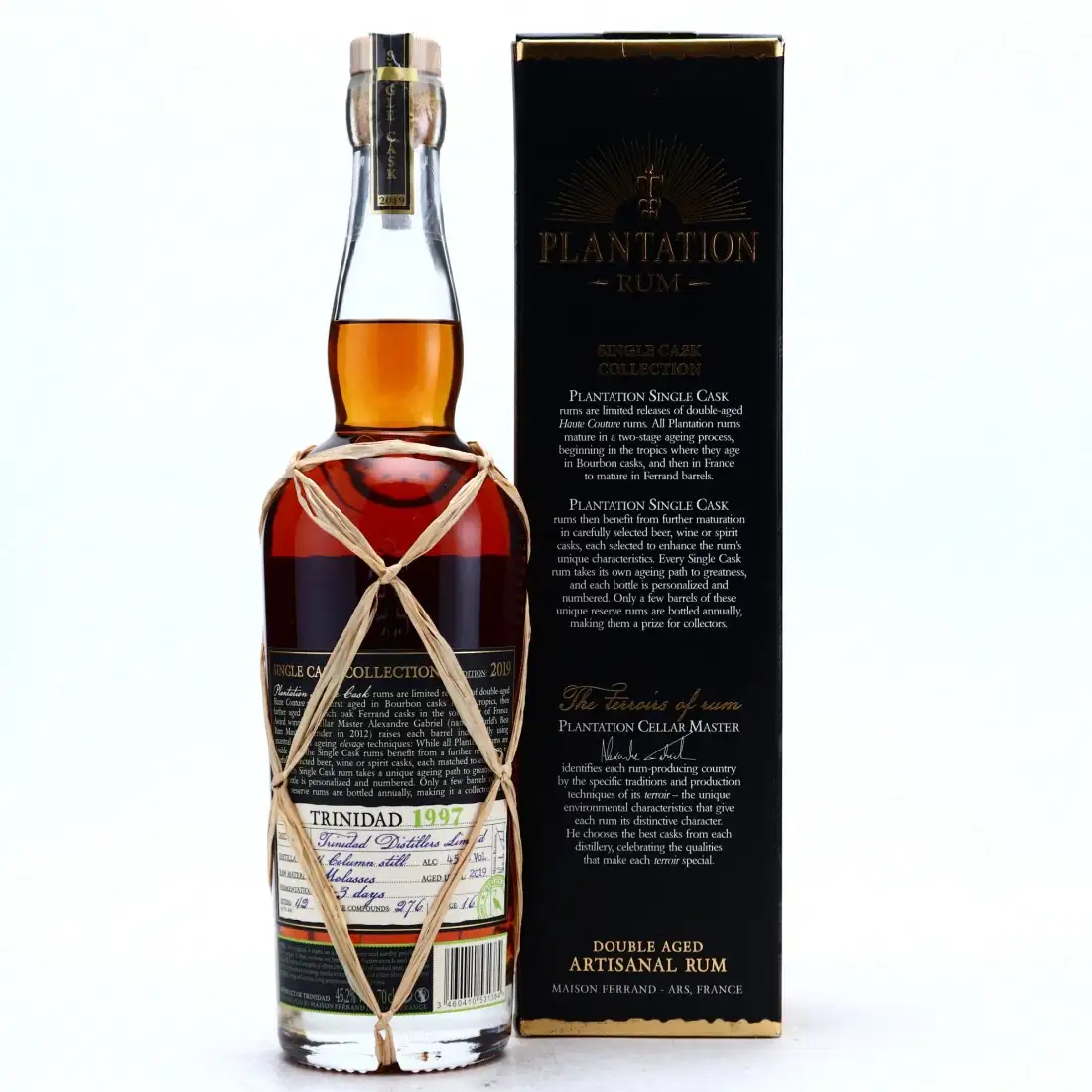 Hochauflösendes Bild von Plantation Single Cask (Pinot Wine &amp; Spirits) 1997