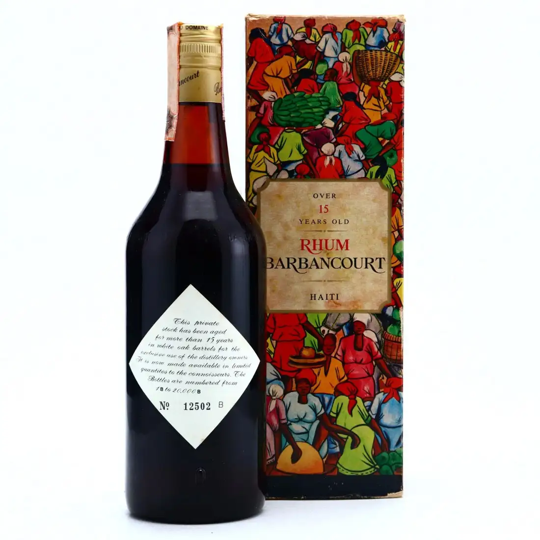 Hochauflösendes Bild von Barbancourt Réserve du Domaine 1960