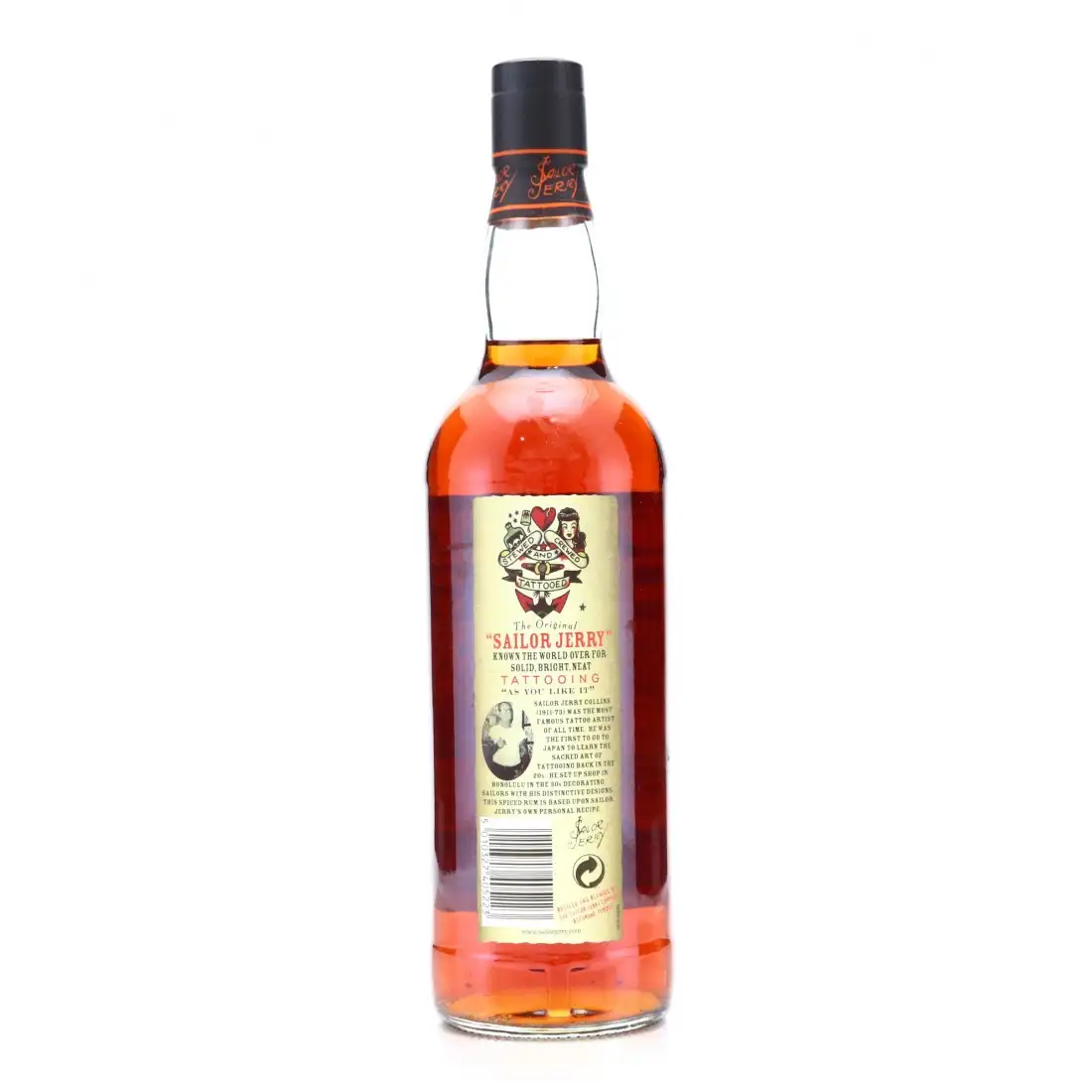 Hochauflösendes Bild von William Grant & Sons Sailor Jerry Spiced Rum Original pre-2009