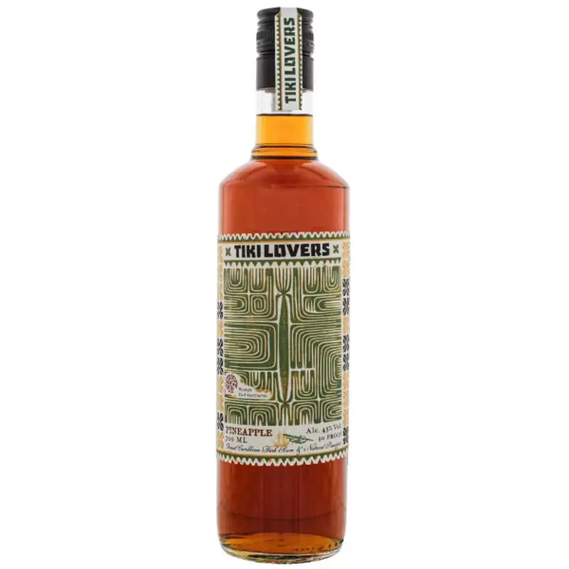 Bottle of Tiki Lovers Hampden & Worthy Park & Foursquare Pineapple (Museum Edition)