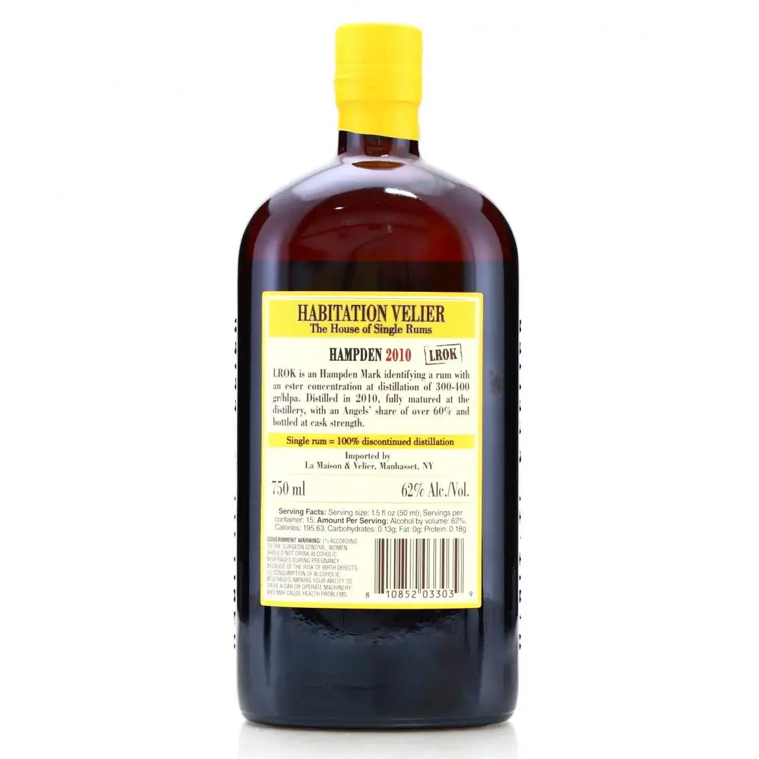 Hochauflösendes Bild von Habitation Velier Hampden US Import LROK 2010