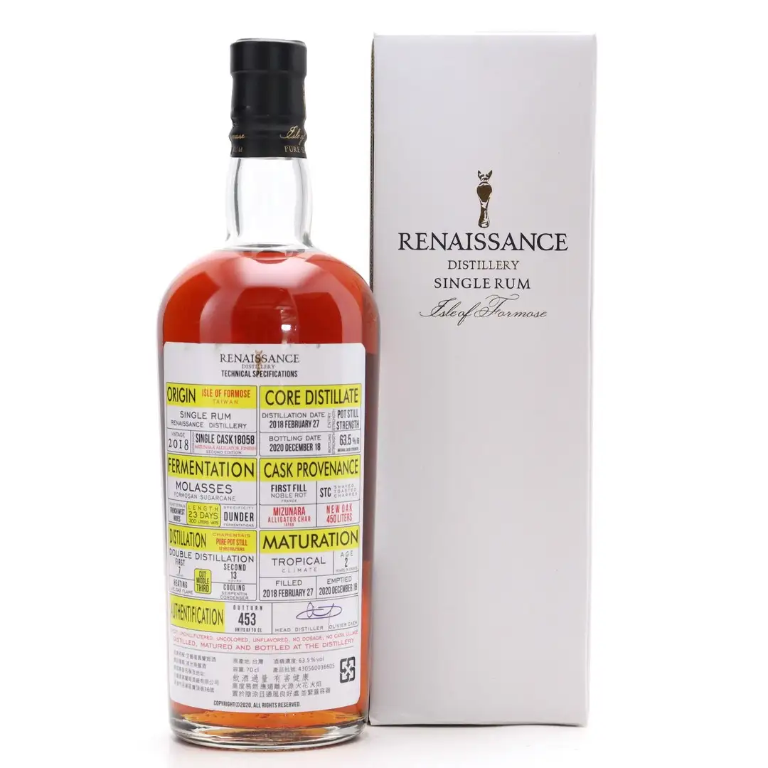 Hochauflösendes Bild von Renaissance Single Mizunara Alligator Char Cask Finish 2018
