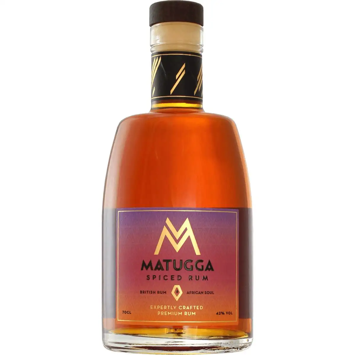 Bottle of Matugga Distillers Spiced Rum