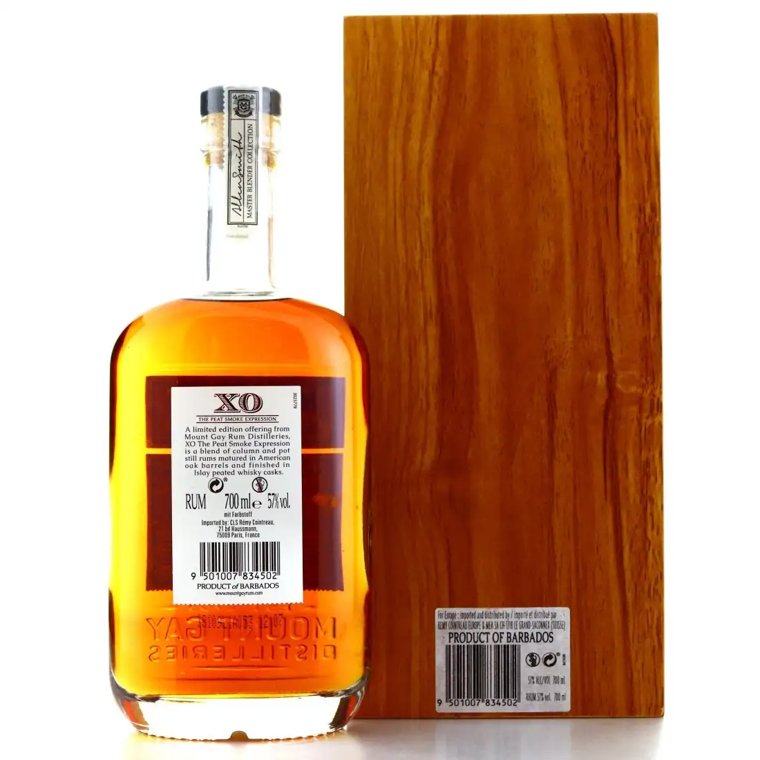 Hochauflösendes Bild von Mount Gay Master Blender Collection - XO The Peat Smoke Expression