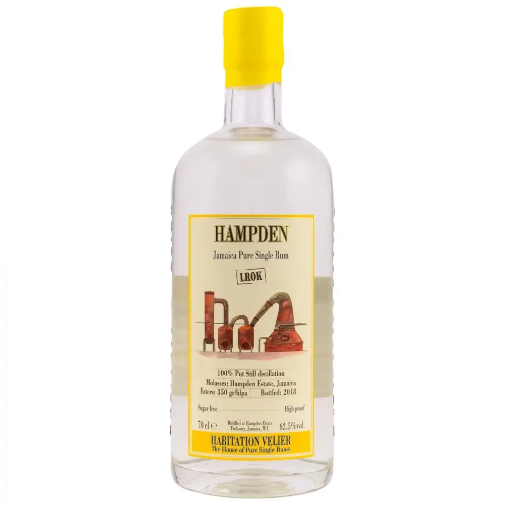 Bottle of Habitation Velier Hampden White LROK 2018