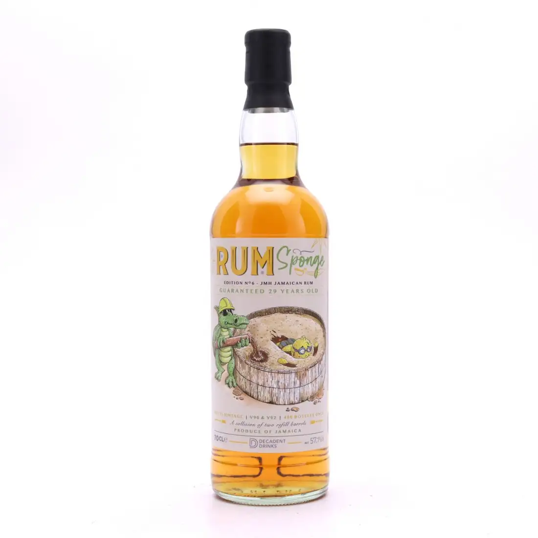 Bottle of Hampden Rum Sponge No. 6 (1990 & 1992) JMH