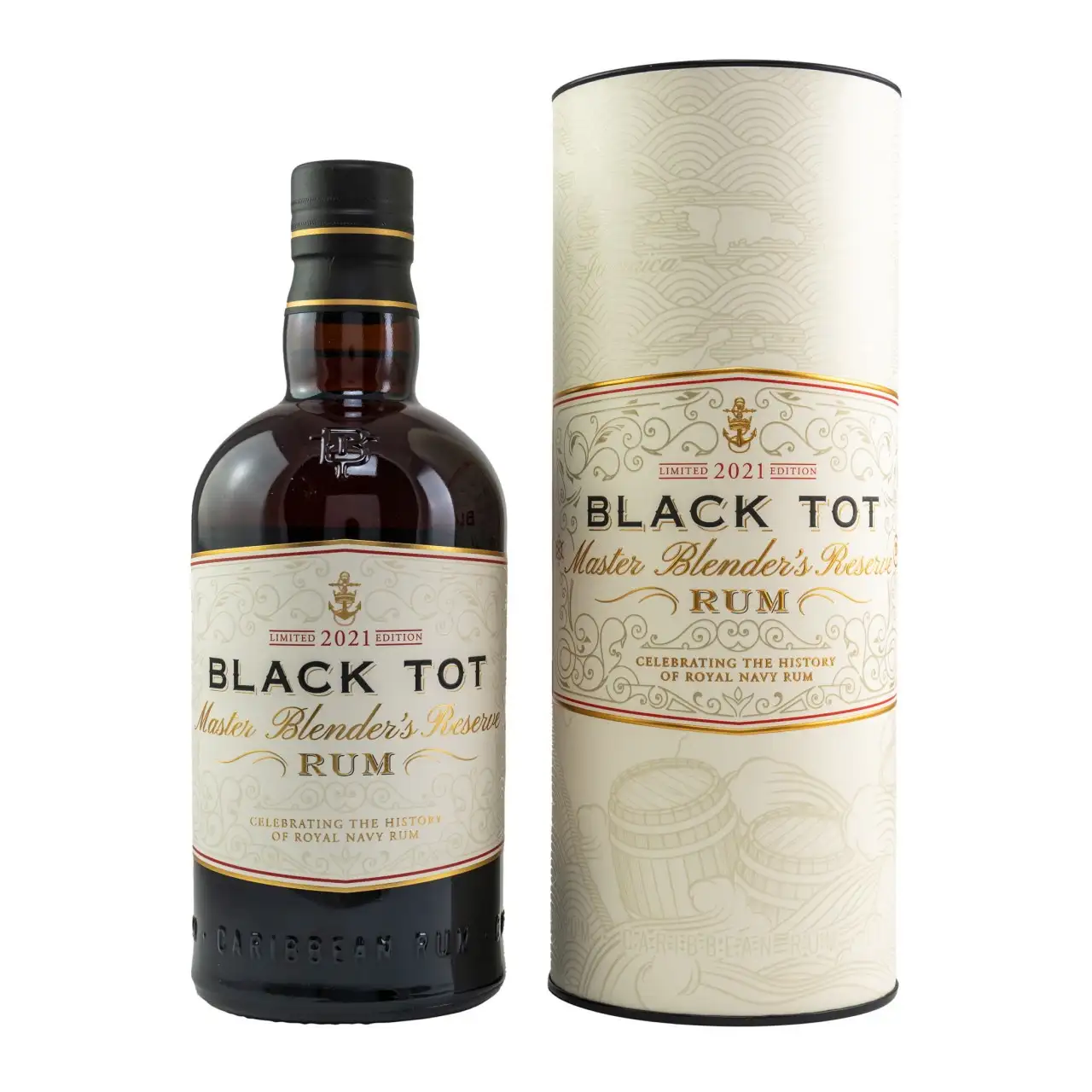 Bottle of Elixir Distillers of London Black Tot Rum Master Blender’s Reserve 2021