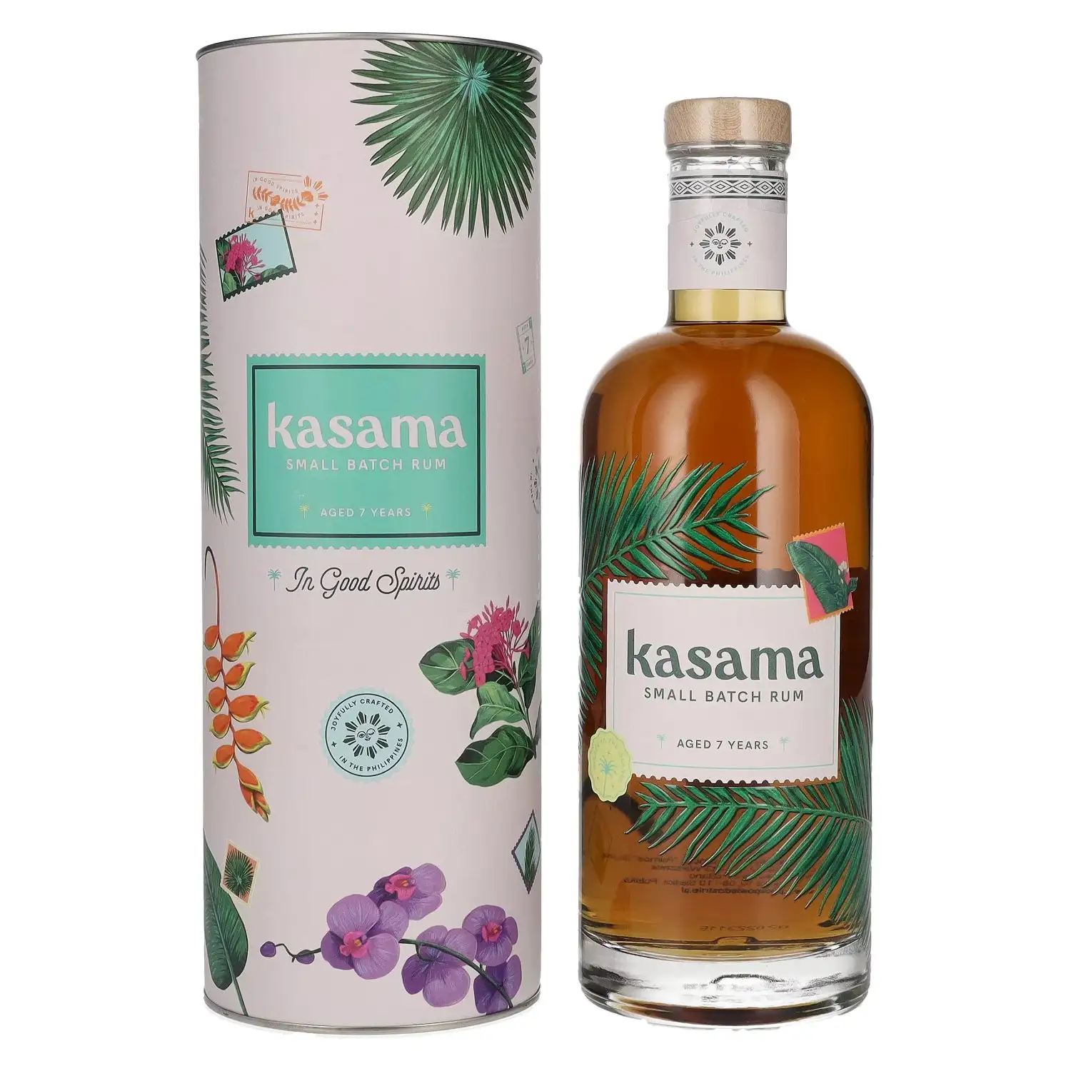 Bottle of Kasama Small Batch Rum