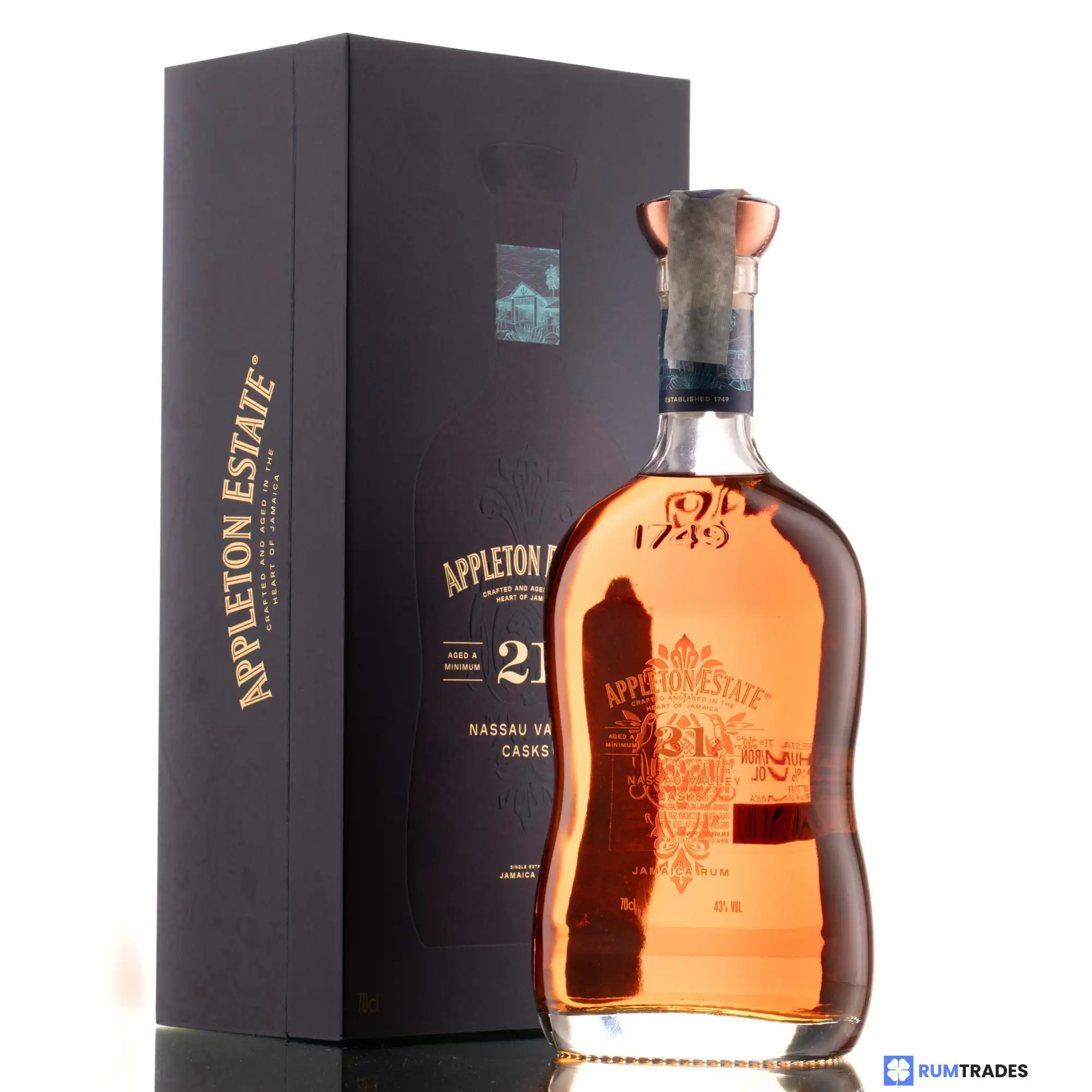 Bottle of Appleton 21 Years Nassau Valley Cask