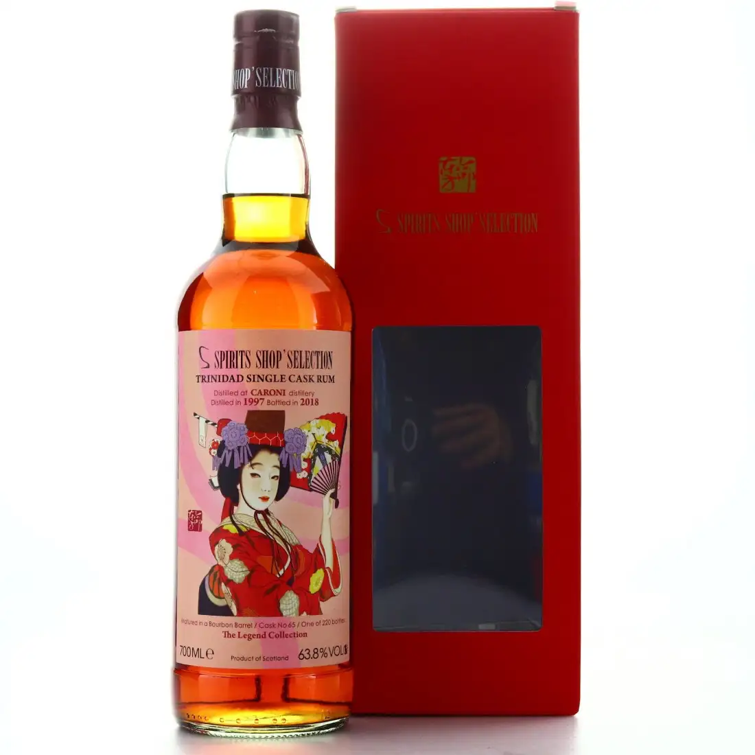 Bottle of Spirits Shop Selection Caroni The Legend Collection HTR 1997