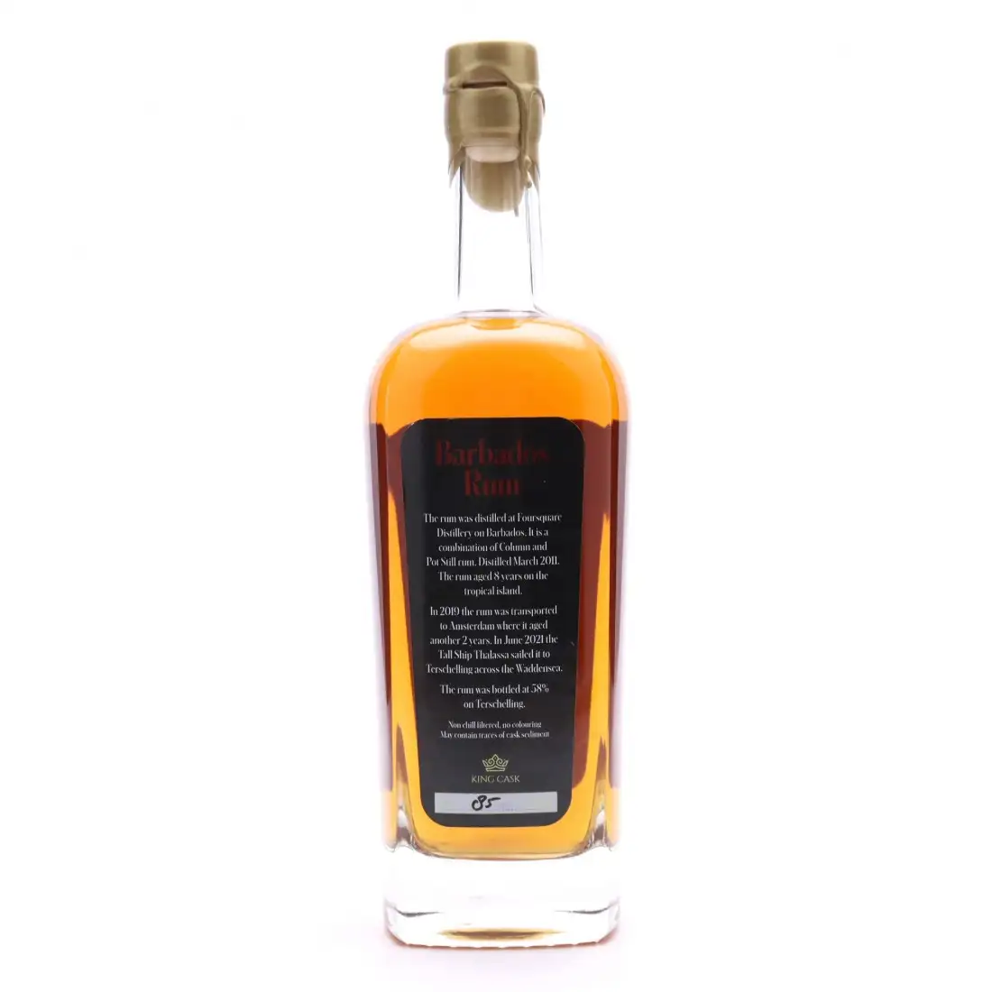 Hochauflösendes Bild von King Cask Foursquare Barbados Rum 2011
