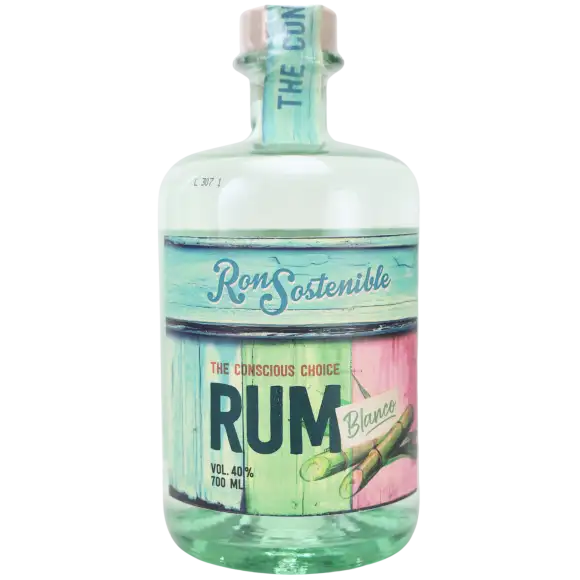 Bottle of Ron Sostenible Blanco