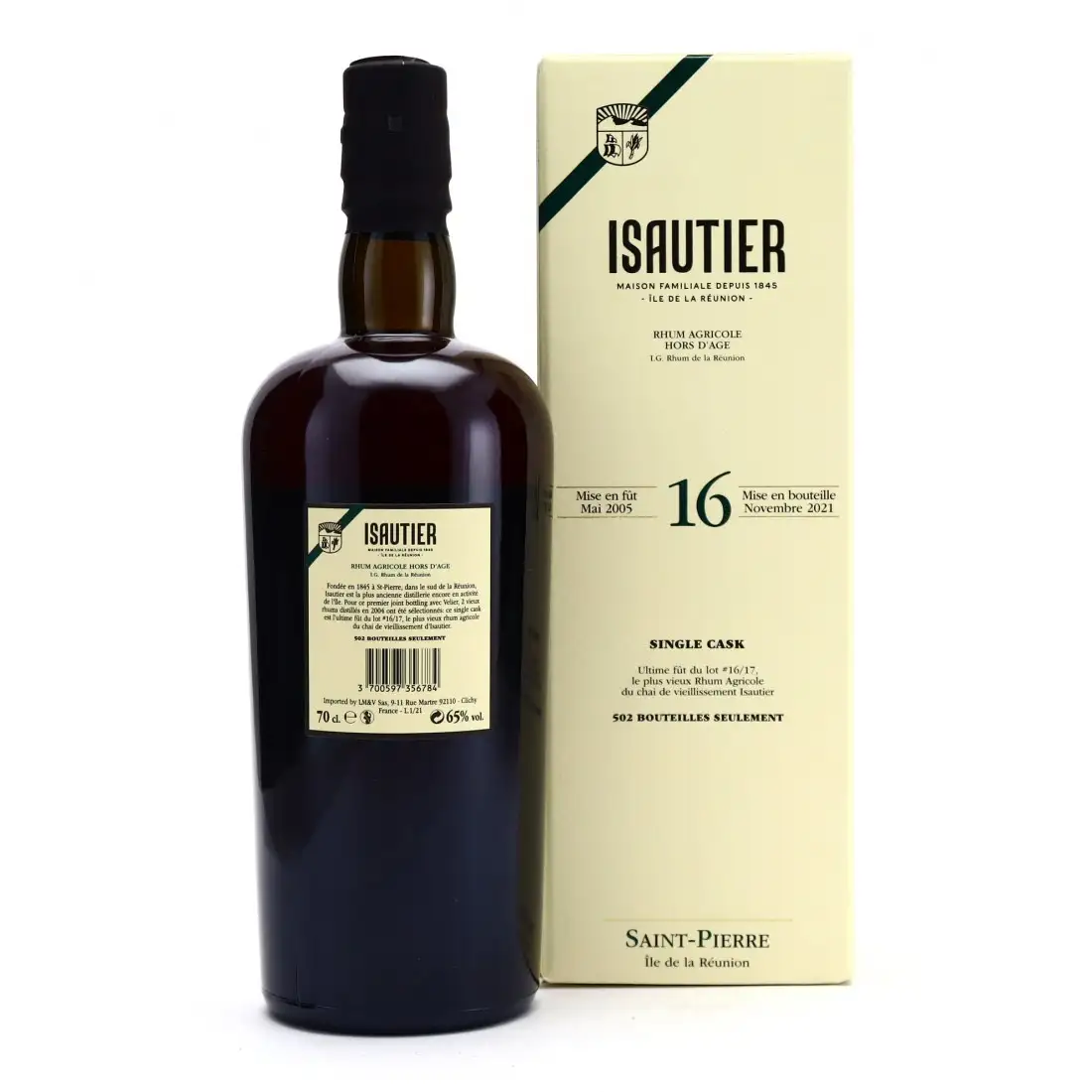 Hochauflösendes Bild von Velier Isautier Hors d’âge Agricole 2005