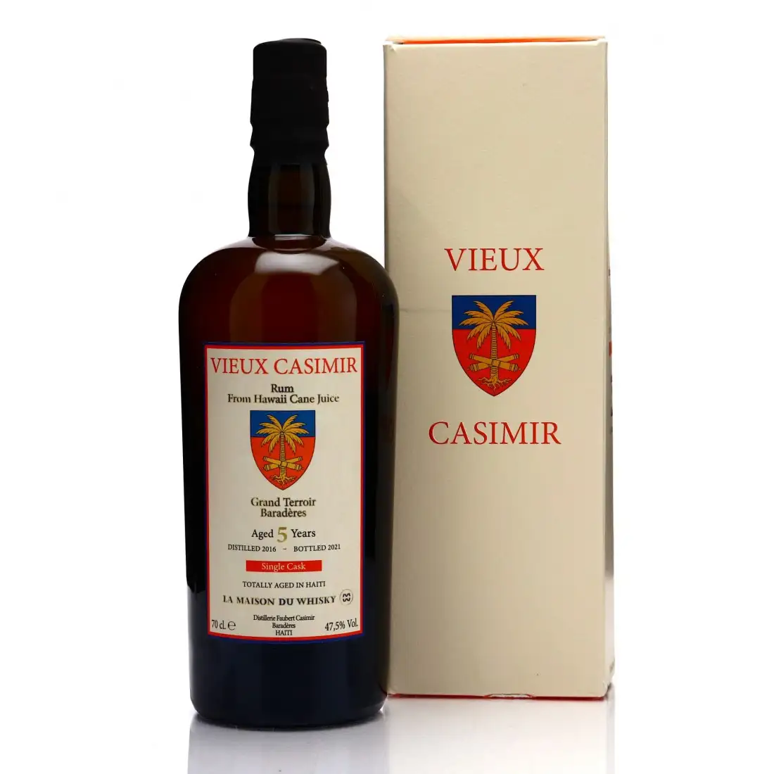 Bottle of Velier Casimir Clairin Vieux Casimir (LMDW) 2016