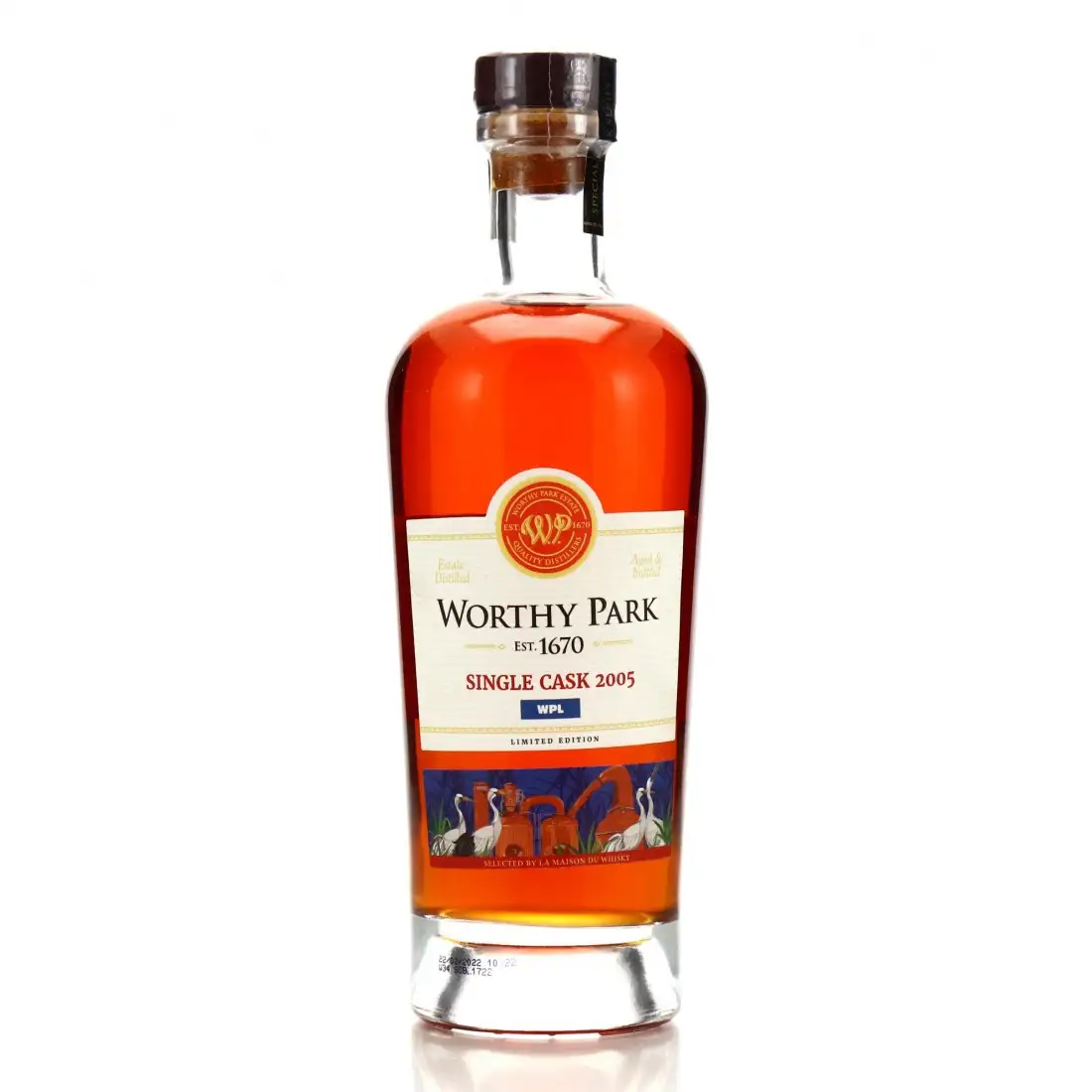 Hochauflösendes Bild von Worthy Park Single Cask (LMDW) WPL 2005