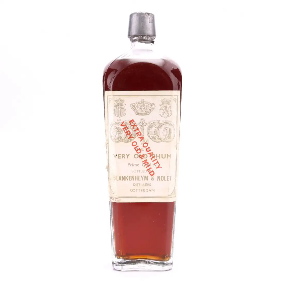 Bottle of Blankenheym and Nolet's Blended Rum circa 1940s