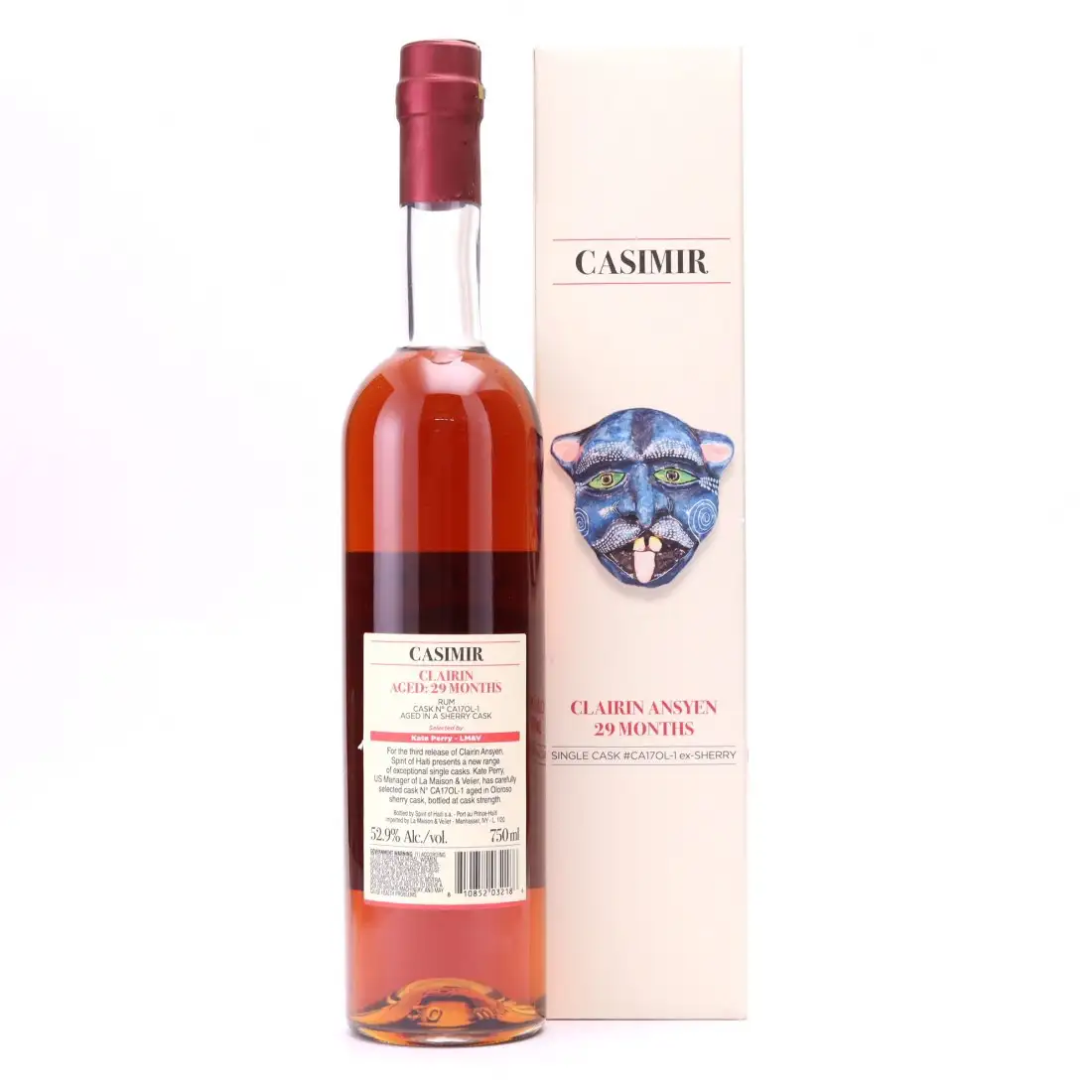 Hochauflösendes Bild von Velier Casimir Clairin 29 months (Kate Perry, LM&V) 2017