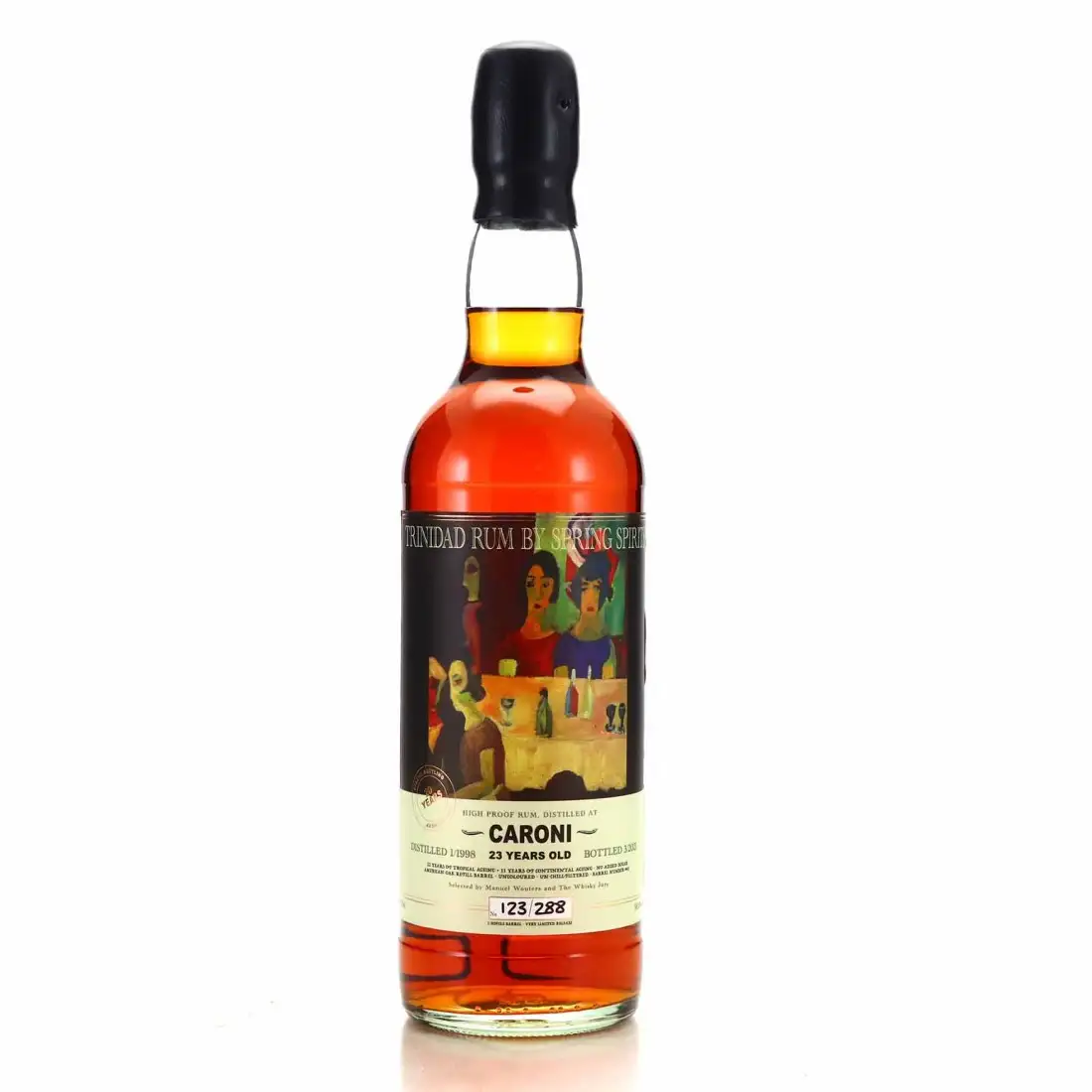 Bottle of Spring Spirits Caroni Trinidad Rum 1998