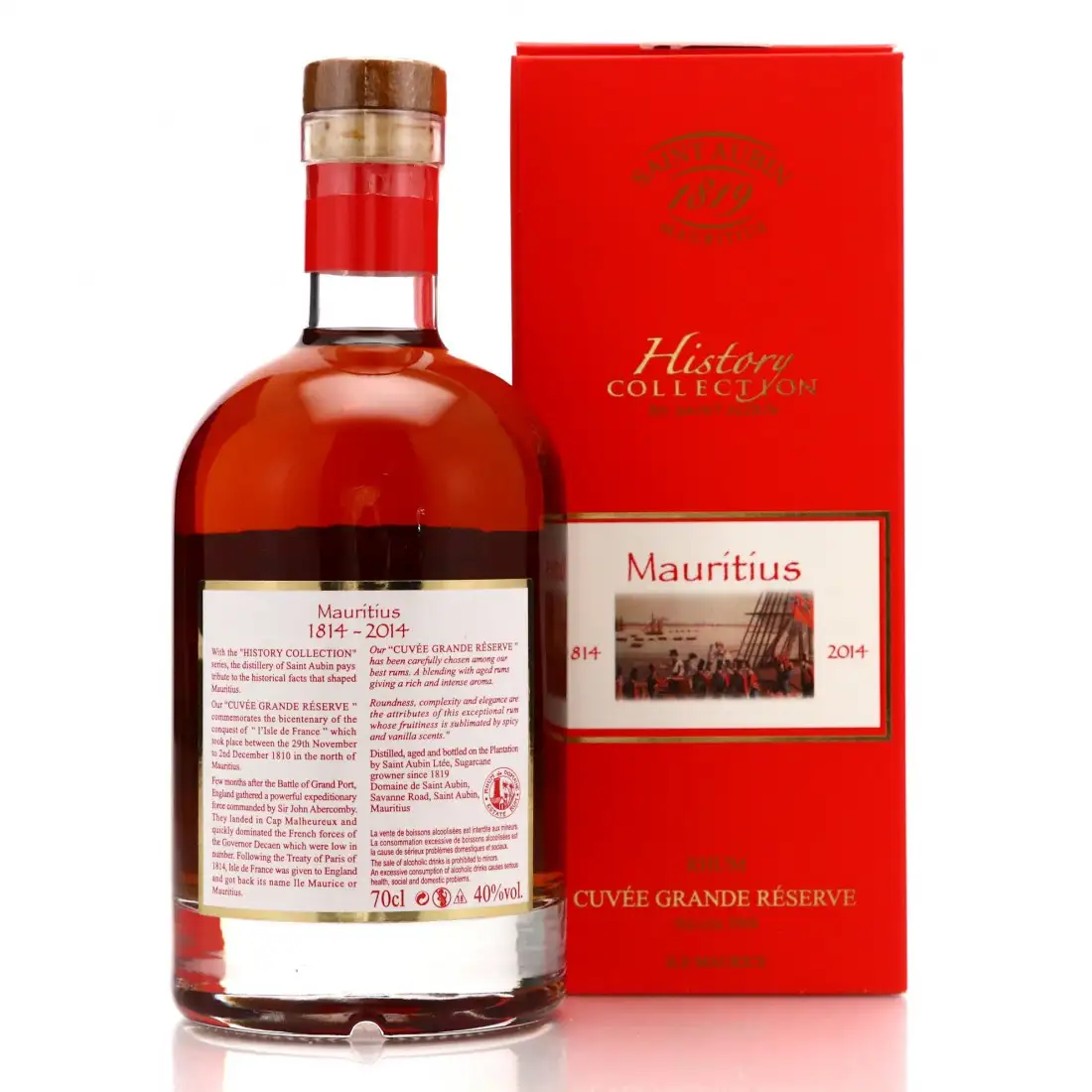 Hochauflösendes Bild von Saint Aubin History Collection - Mauritius 1814-2014 2004