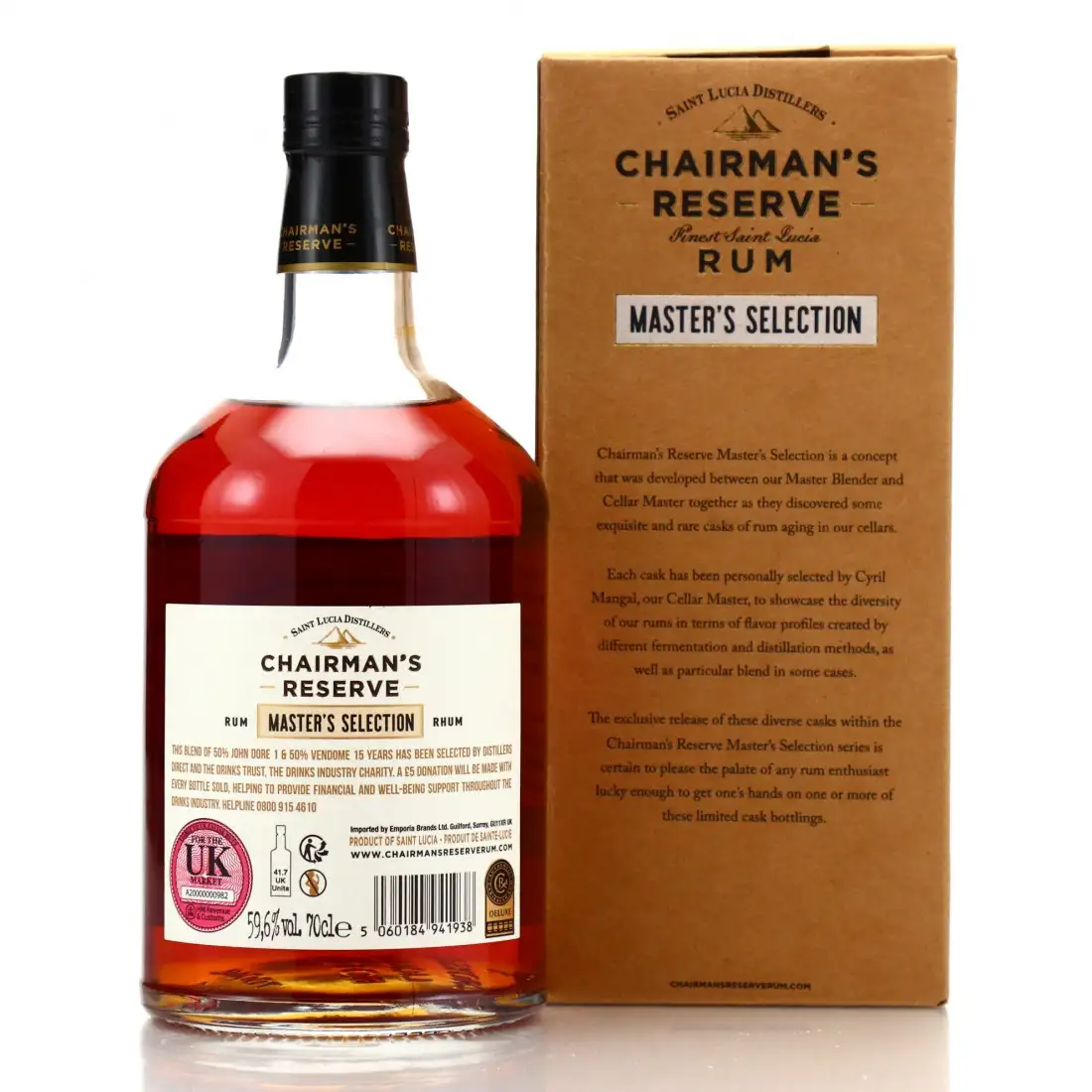 Hochauflösendes Bild von Chairman‘s Reserve Master’s Selection (Distillers Direct &amp; the Drinks Trust) 2005