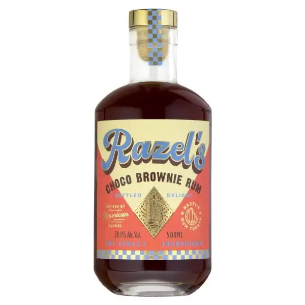 Bottle of Razel‘s Choco Brownie Rum