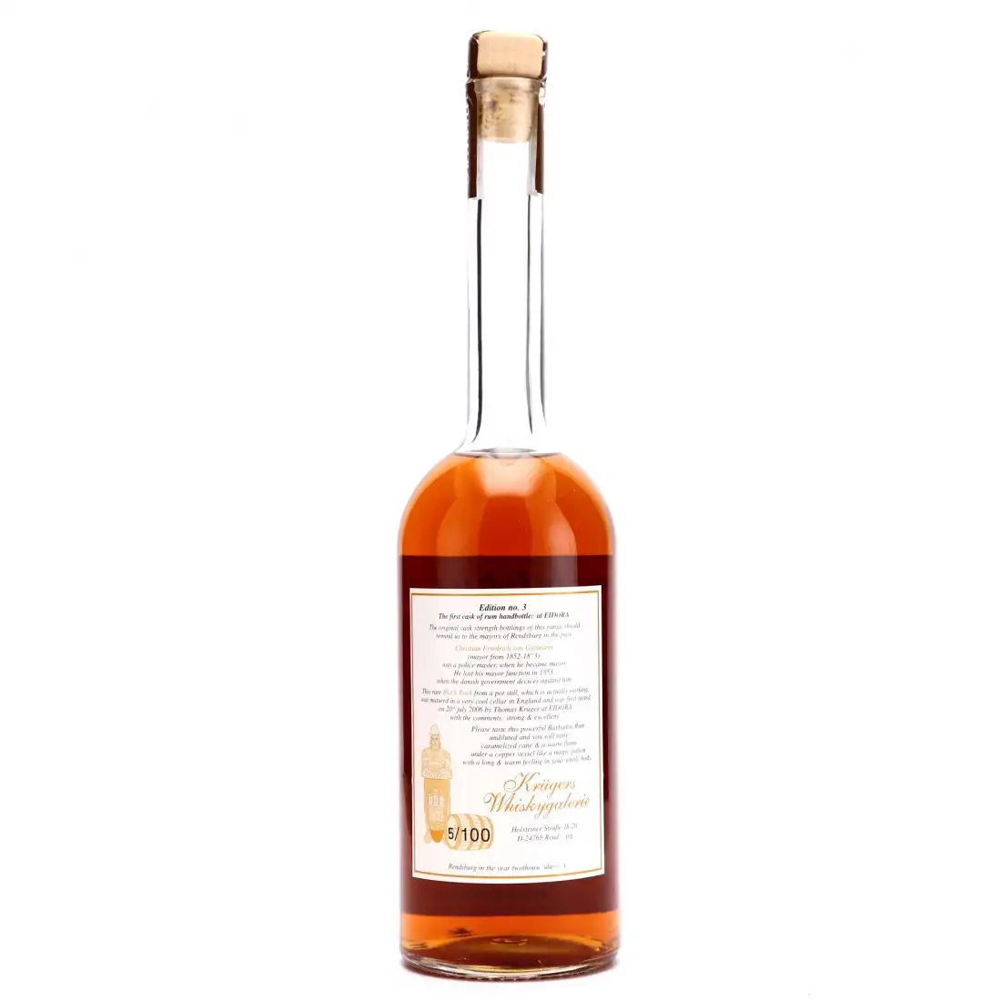 High resolution image of Rendsburger Barbados Single Rum 1995