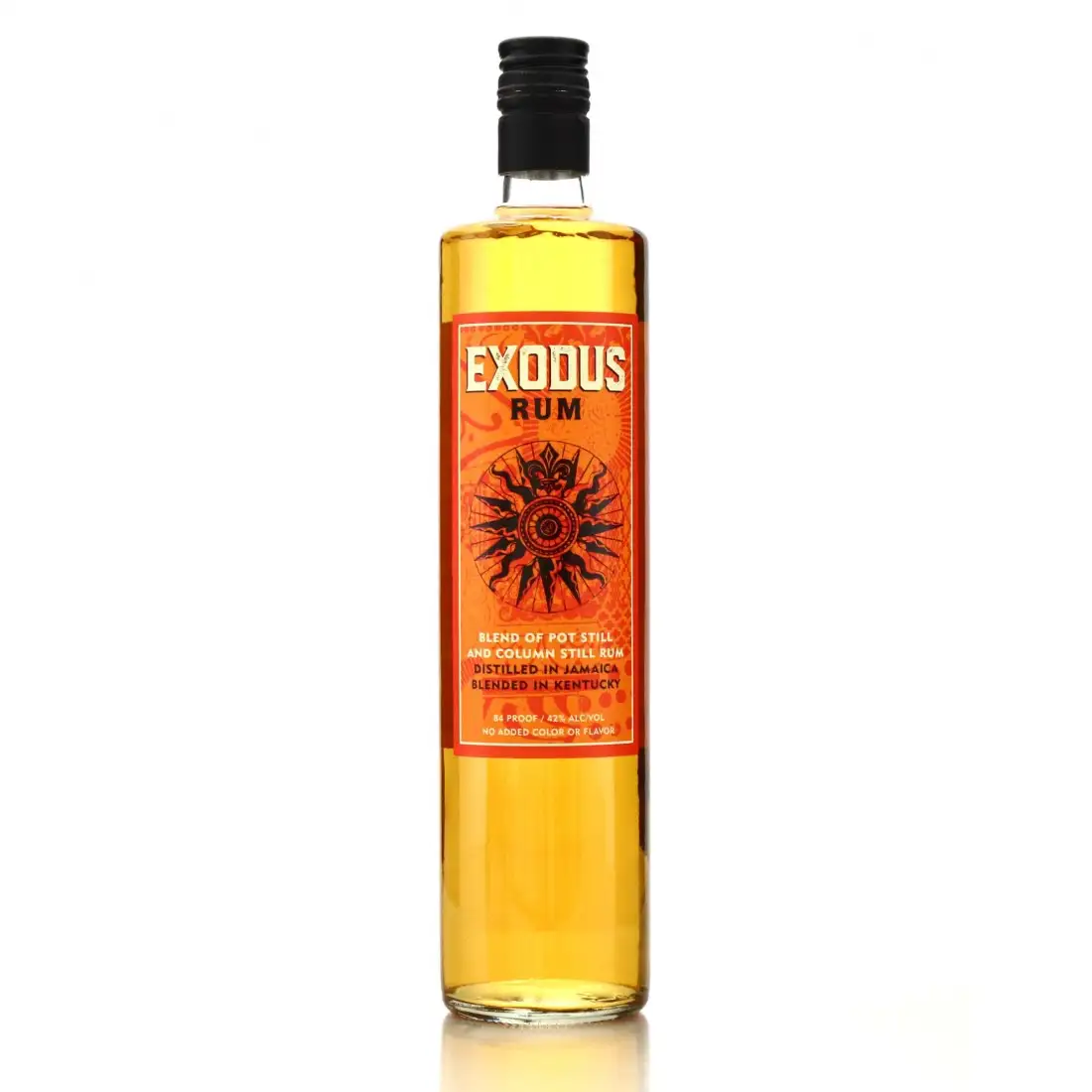 Bottle of Exodus Rum Jamaica Blended Rum