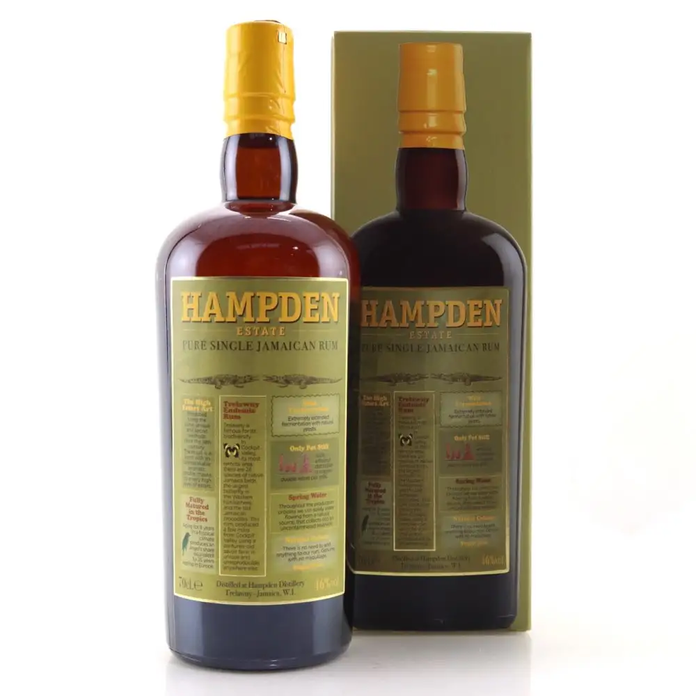 Bottle of Hampden Pure Single Jamaican Rum