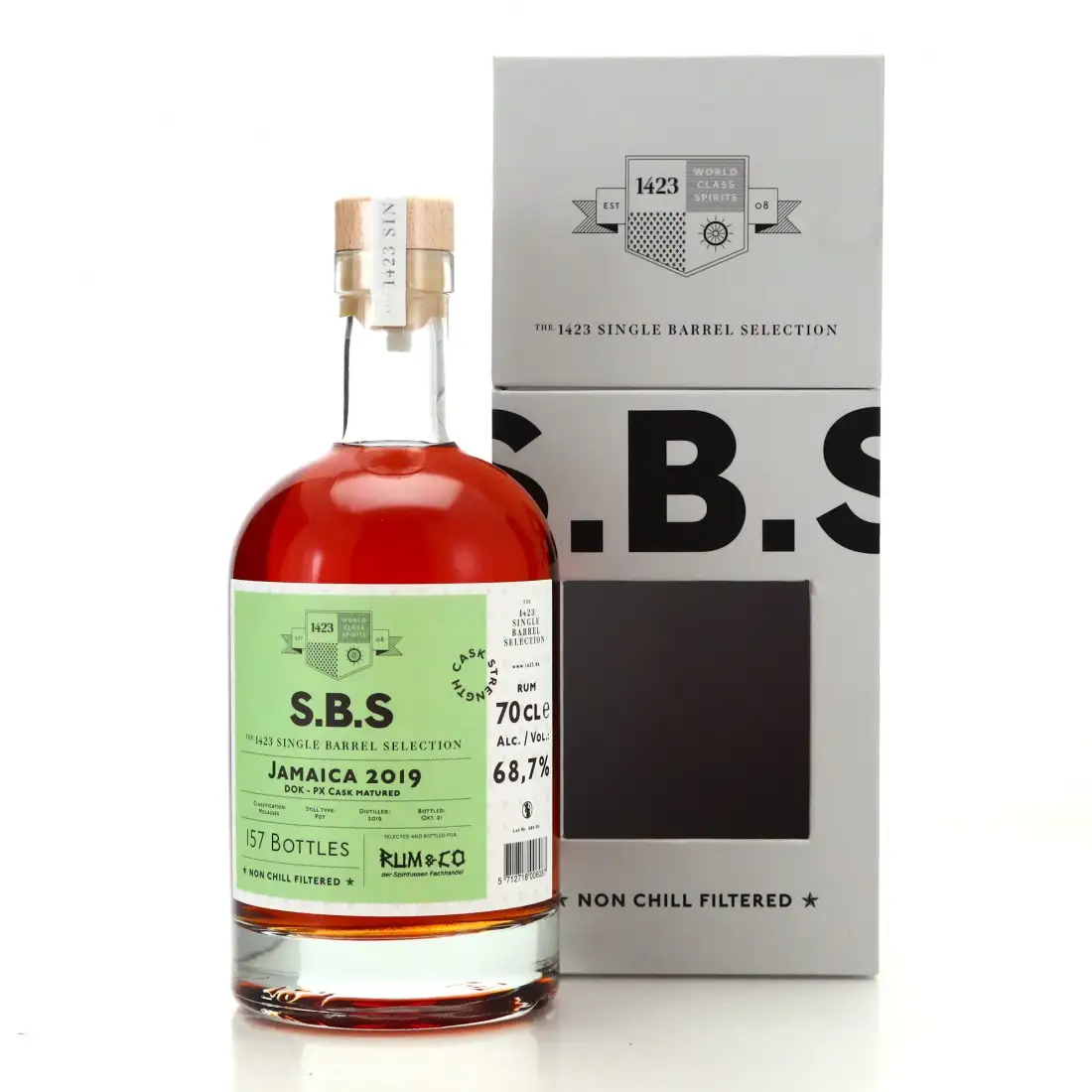 Bottle of Hampden S.B.S Jamaica (Rum & Co) DOK 2019