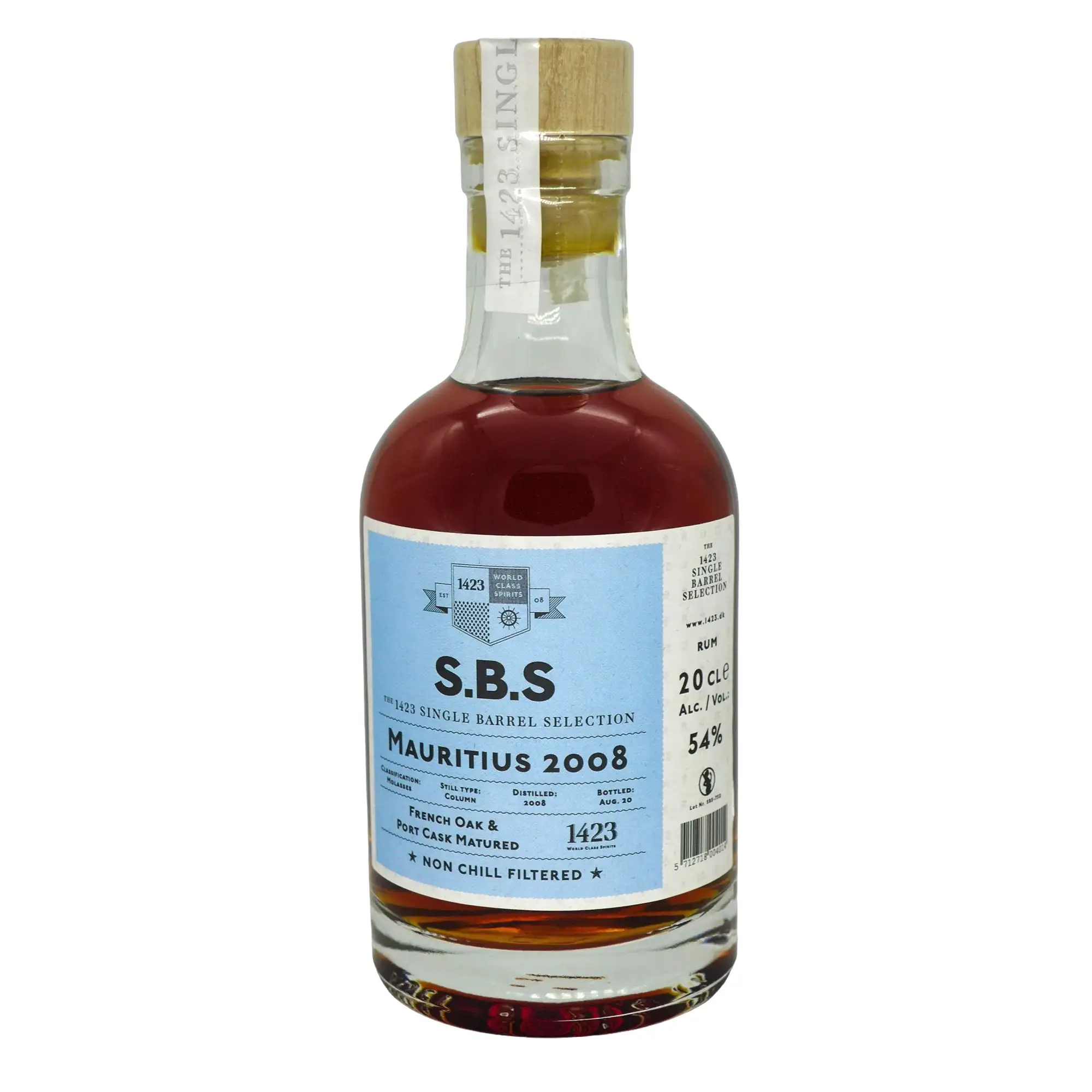 Bottle of Grays S.B.S Mauritius French Oak & Port Cask 2008