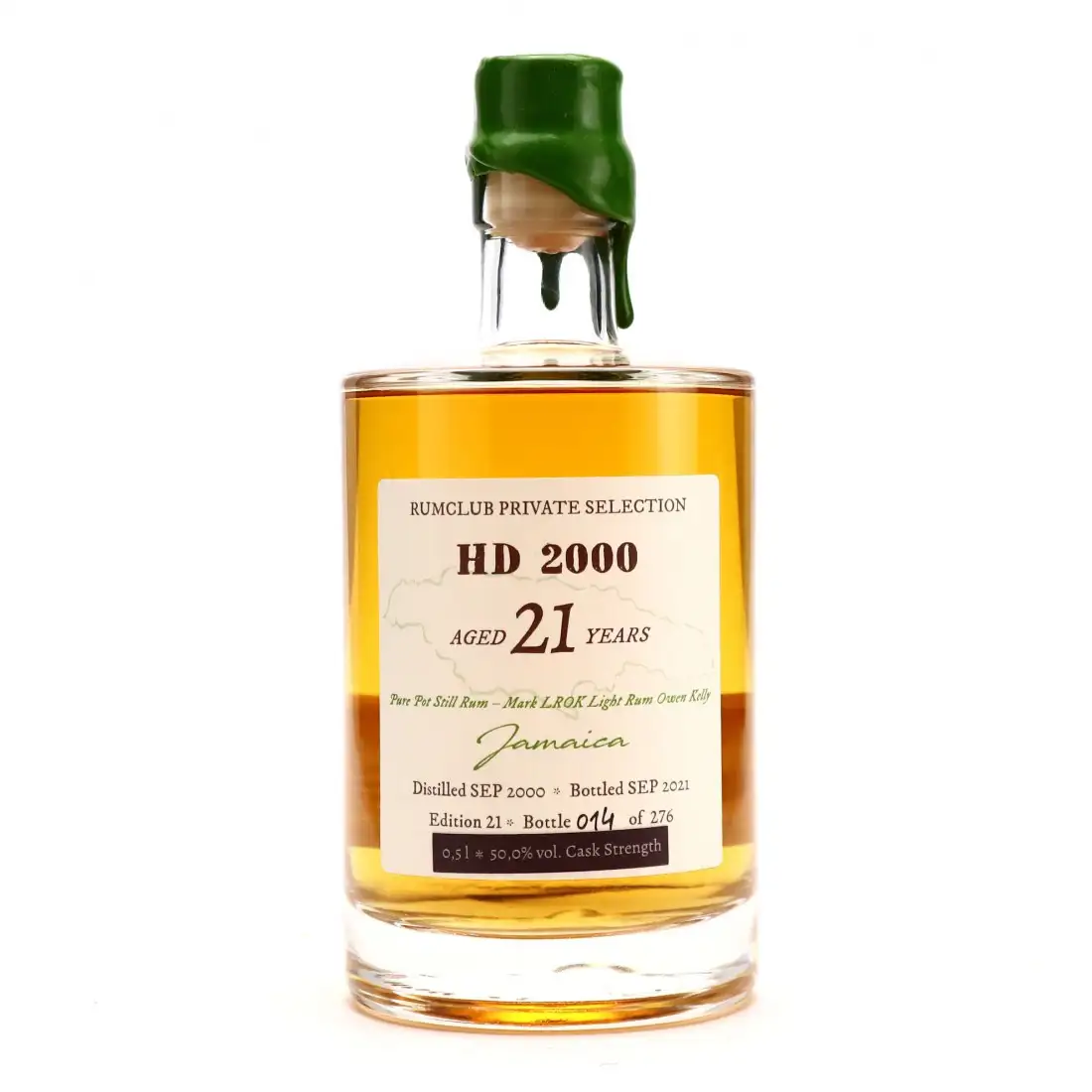 Bottle of Hampden Rumclub Private Selection HD 2000 Ed. 21 LROK