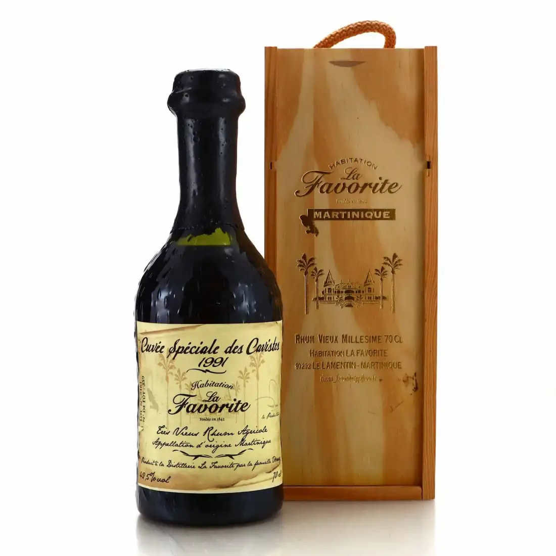 Hochauflösendes Bild von La Favorite Cuvée spéciale des cavistes 1991