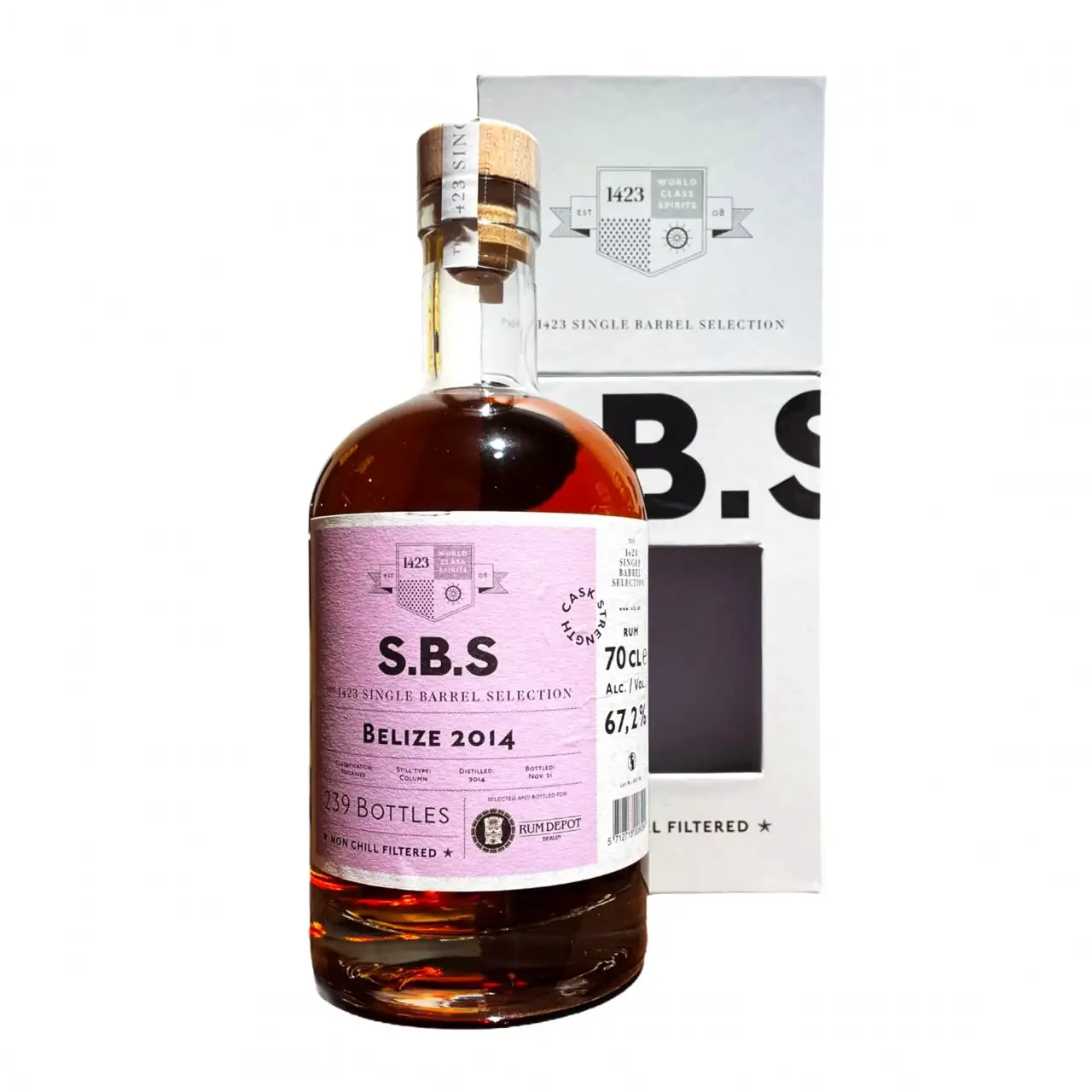 Bottle of Travellers S.B.S Belize (Rum Depot) 2014