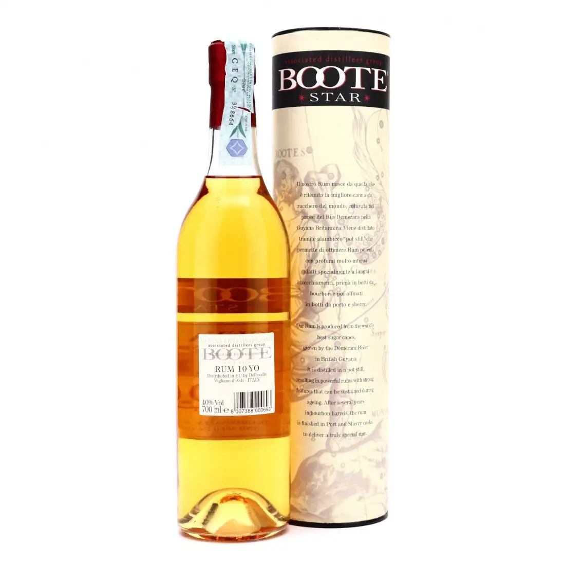 High resolution image of Associated Distillers Group Boote Star Demerara Proprietor Reserve
