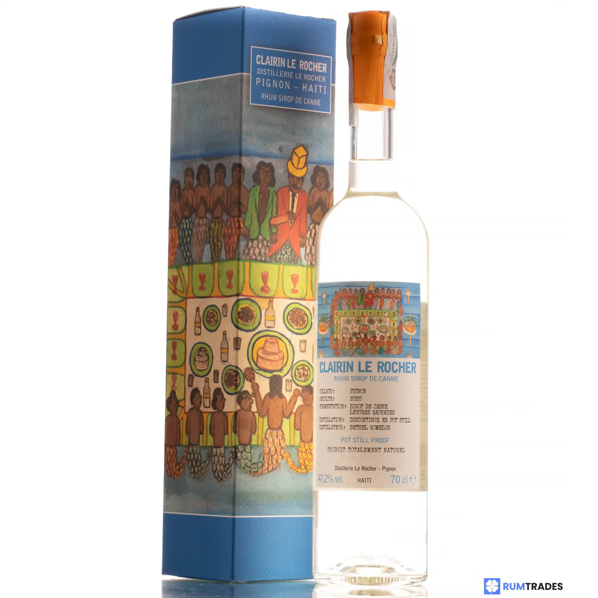 Bottle of Velier Distillerie Bethel Romelus Clairin Le Rocher 2020