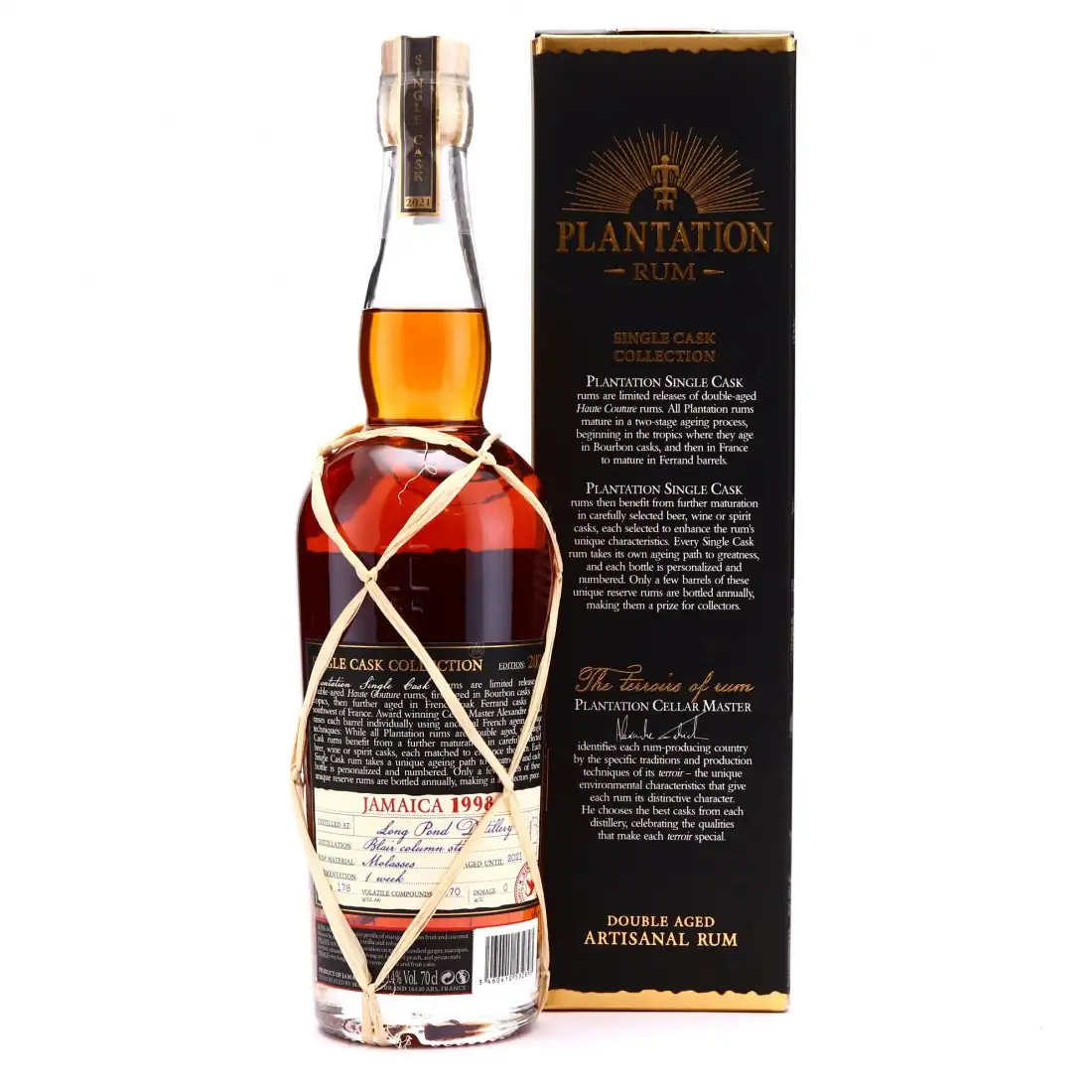 Hochauflösendes Bild von Long Pond Plantation Jamaica Bardstown Cask Finish (Vinothek Massen) ITP - HJC 1998