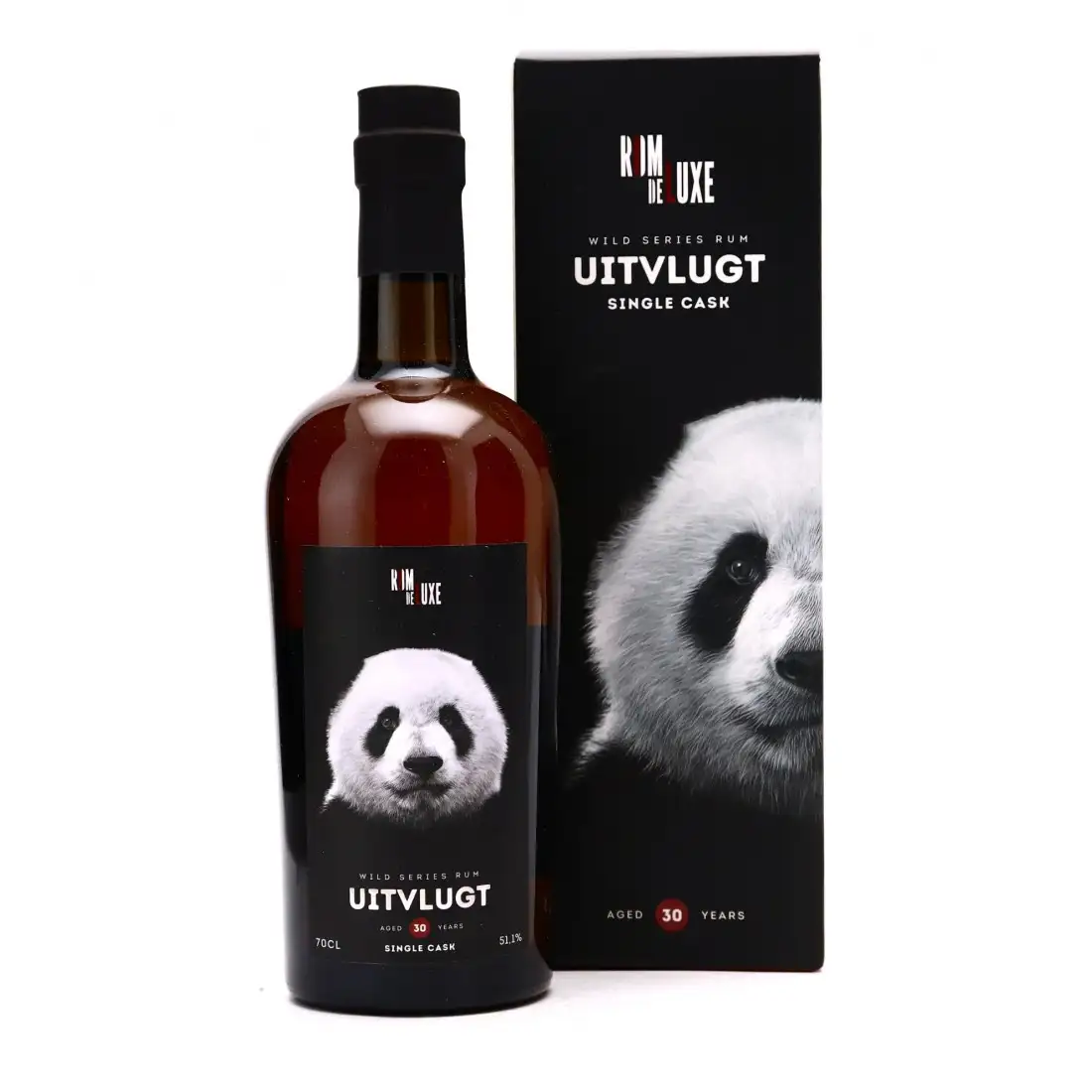 Bottle of Romdeluxe Uitvlugt Wild Series Rum Uitvlugt No. 19 MPM 1990